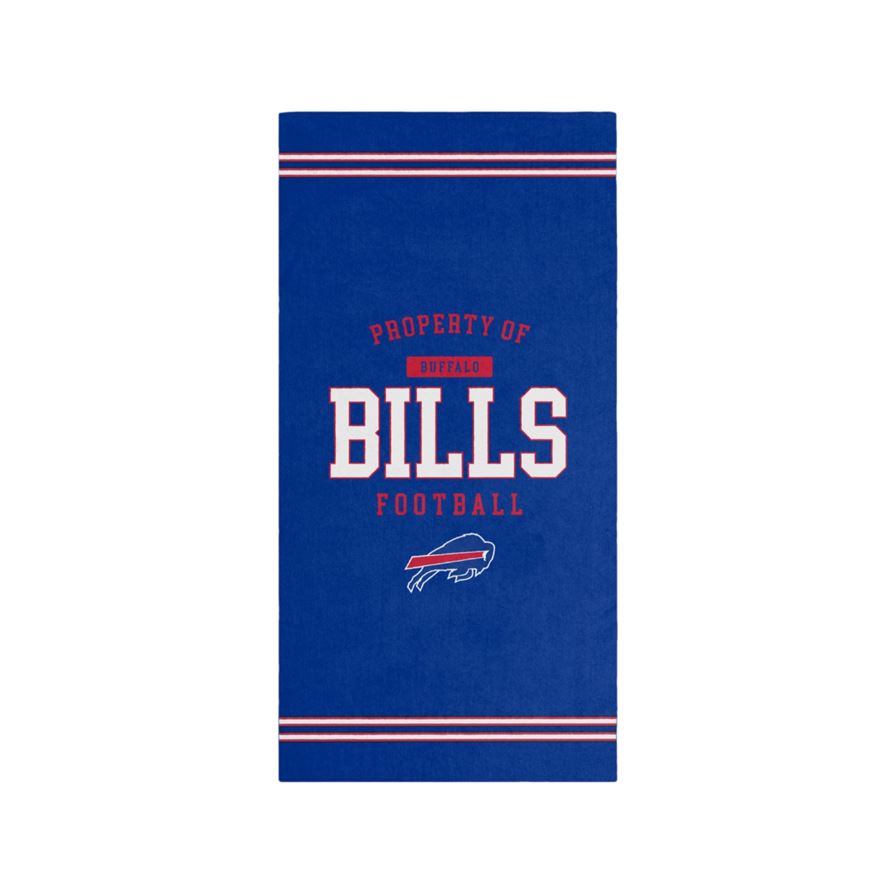 Buffalo Bills NFL 2024 Strandtuch Badetuch Handtuch Blau Foco