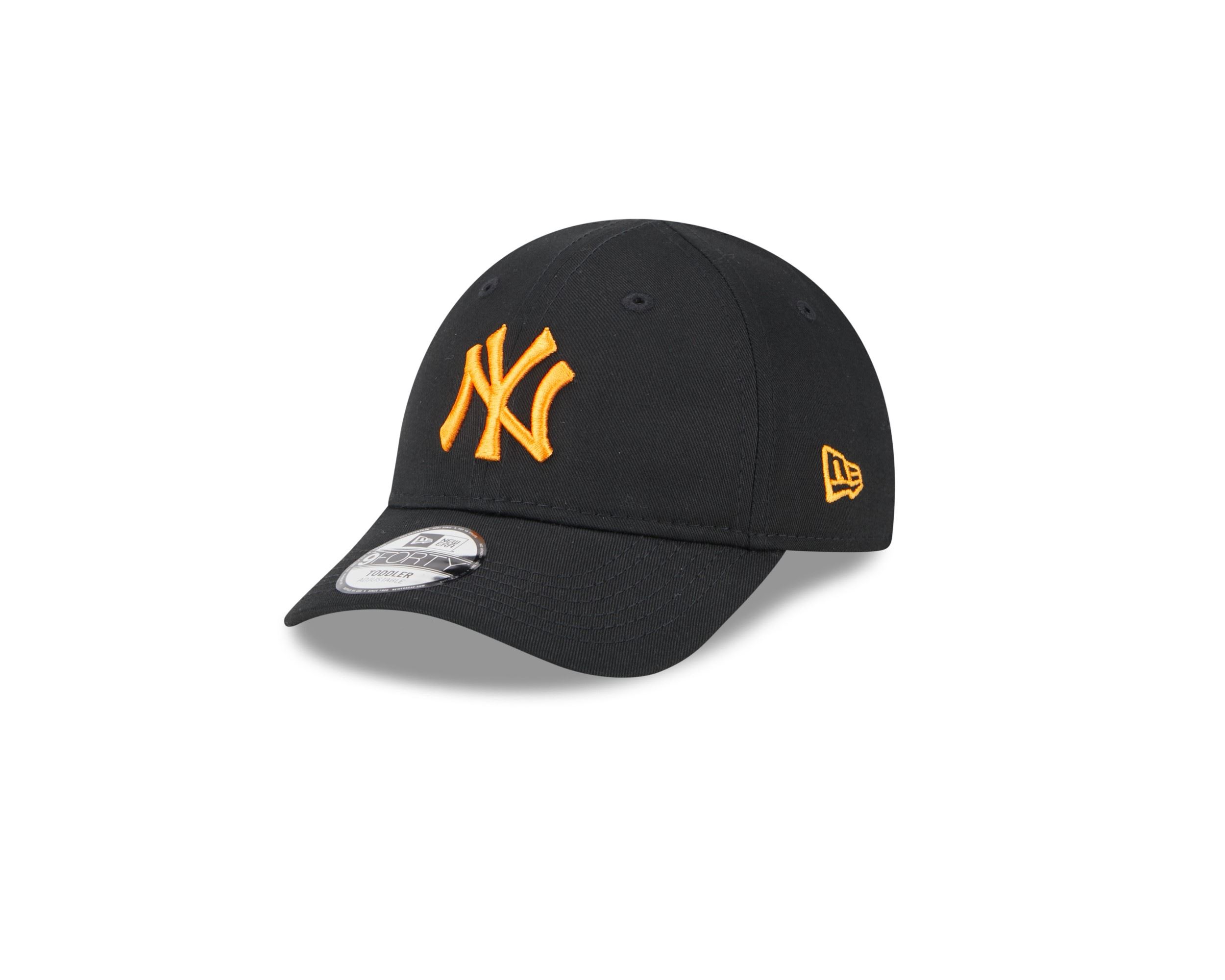 New York Yankees MLB League Essential Black Orange 9Forty Toddler Cap New Era