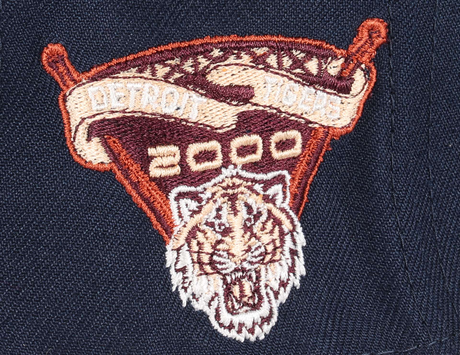 Detroit Tigers MLB Cooperstown Stadium Sidepatch Oceanside Maroon 59Fifty Basecap New Era
