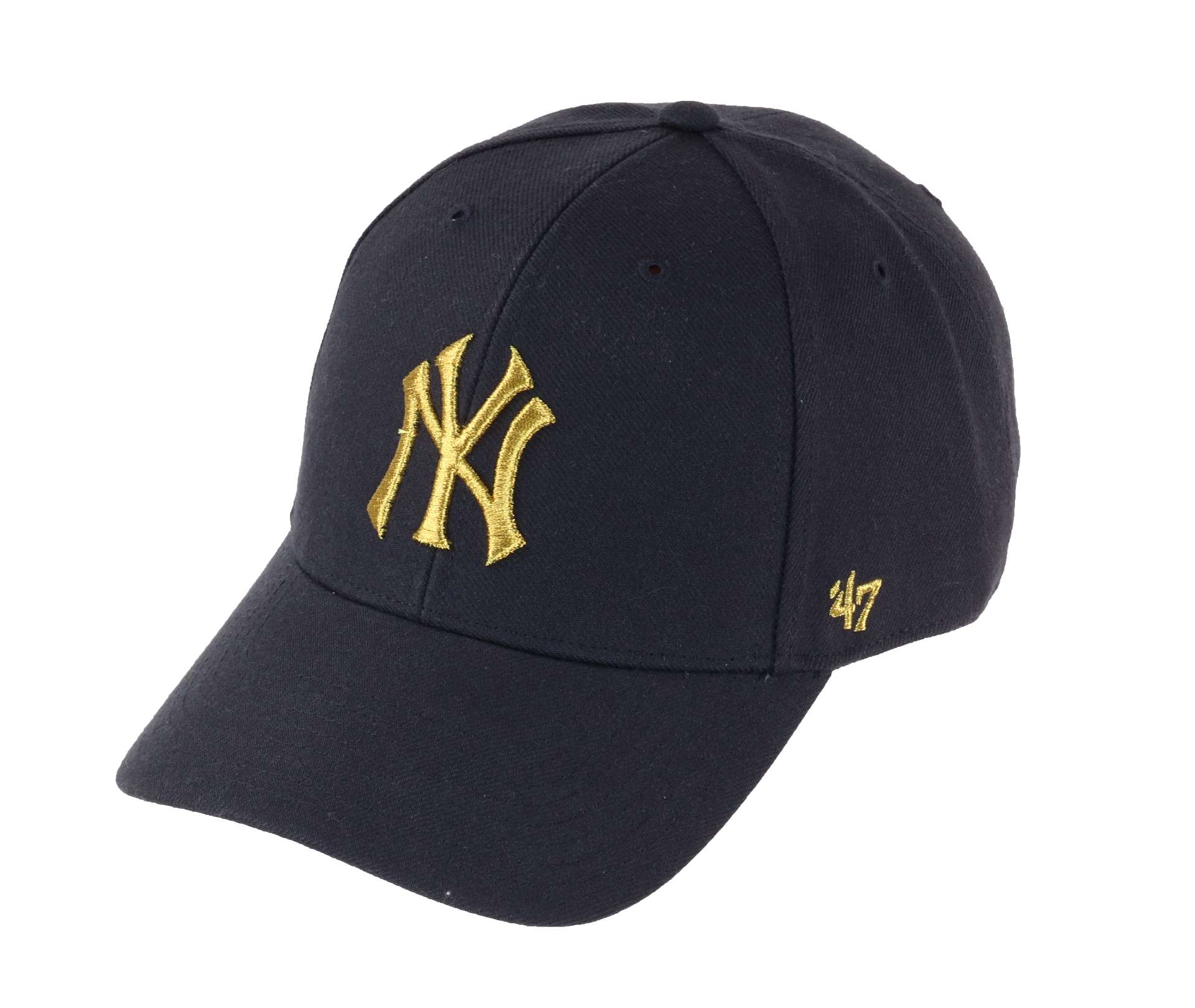 New York Yankees Navy MLB Metallic Most Value P. Snapback Cap '47