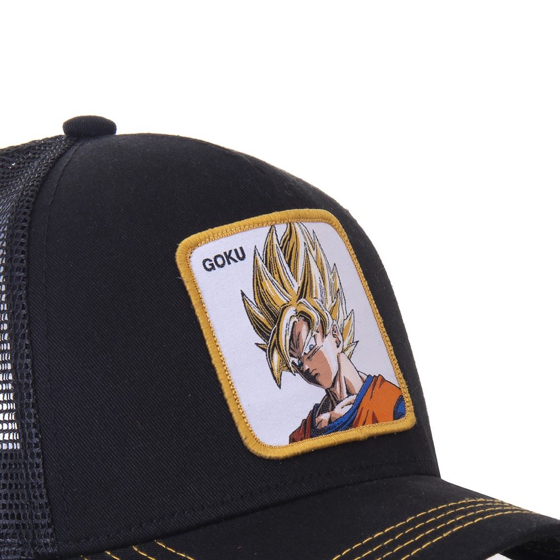 Son Goku Dragon Ball Z Black Trucker Cap Capslab