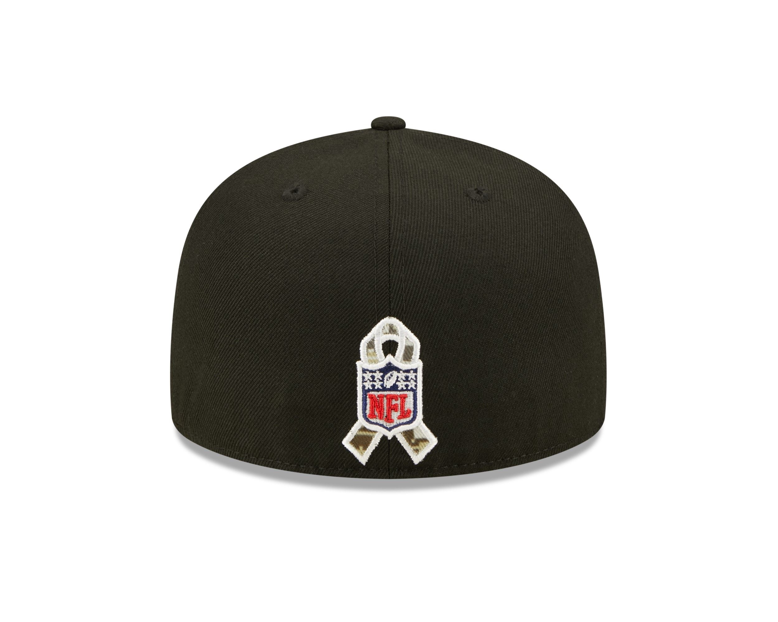 New Orleans Saints NFL Salute to Service 2022 Black 59Fifty Basecap New Era