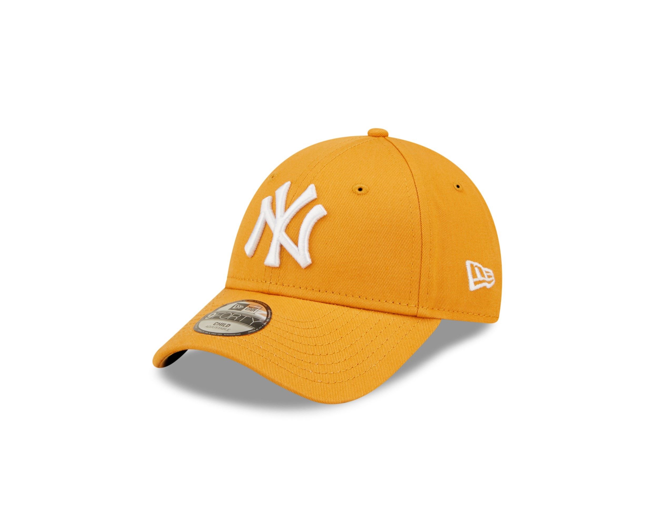 New York Yankees MLB League Essential Yellow 9Forty Adjustable Kids Cap New Era