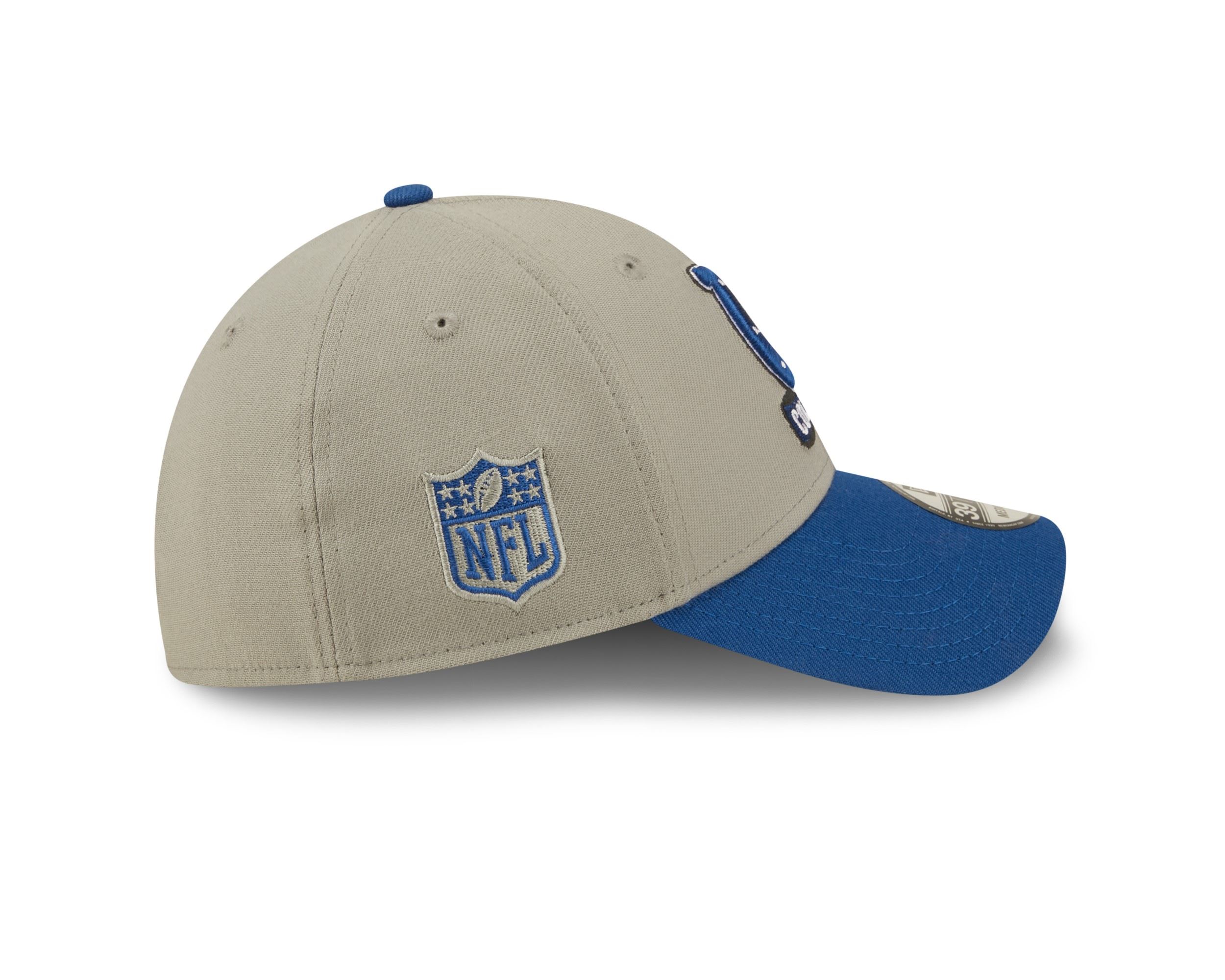 Indianapolis Colts NFL 2022 Sideline Grey Blue 39Thirty Stretch Cap New Era