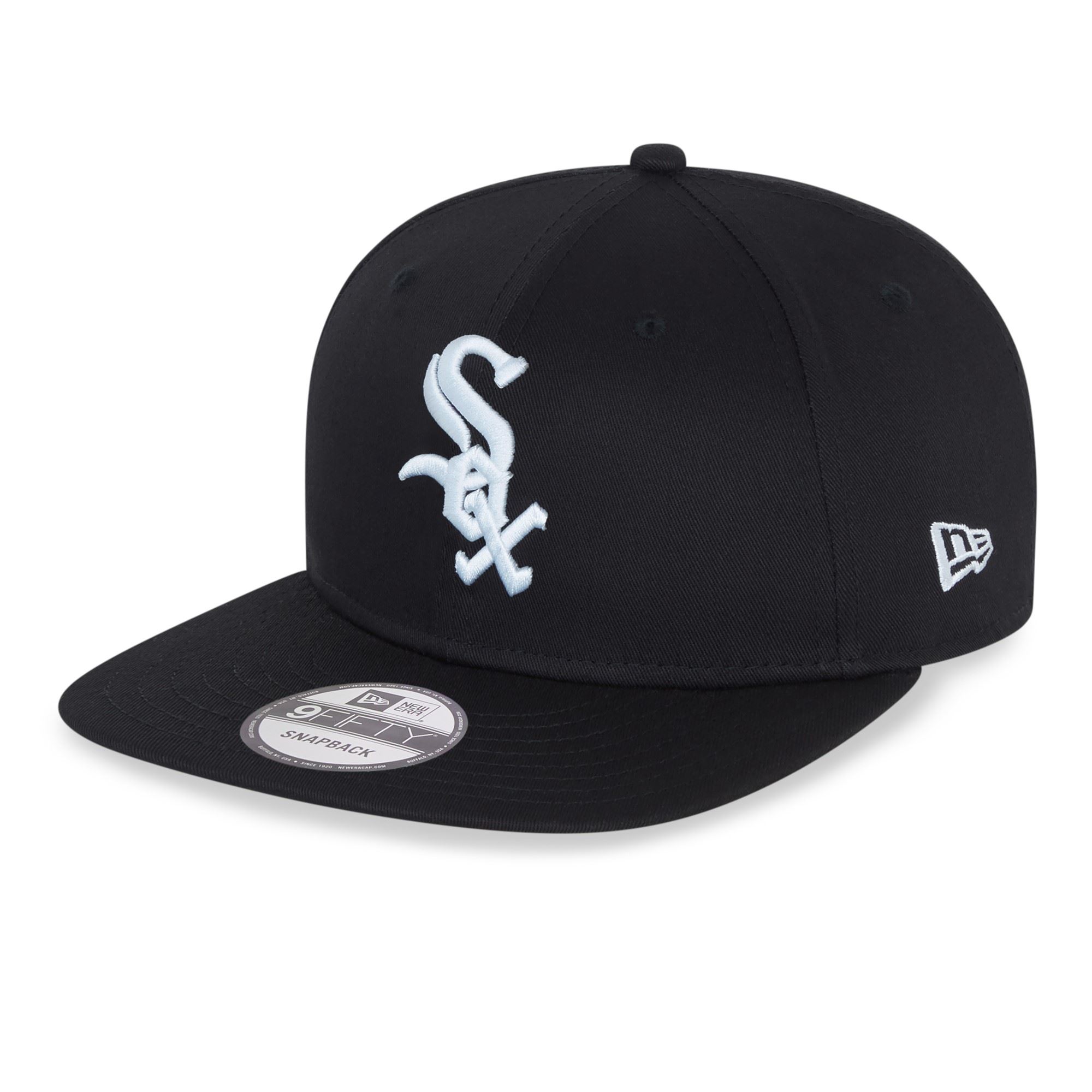 Chicago White Sox MLB Essentials Black 9Fifty Snapback Cap New Era