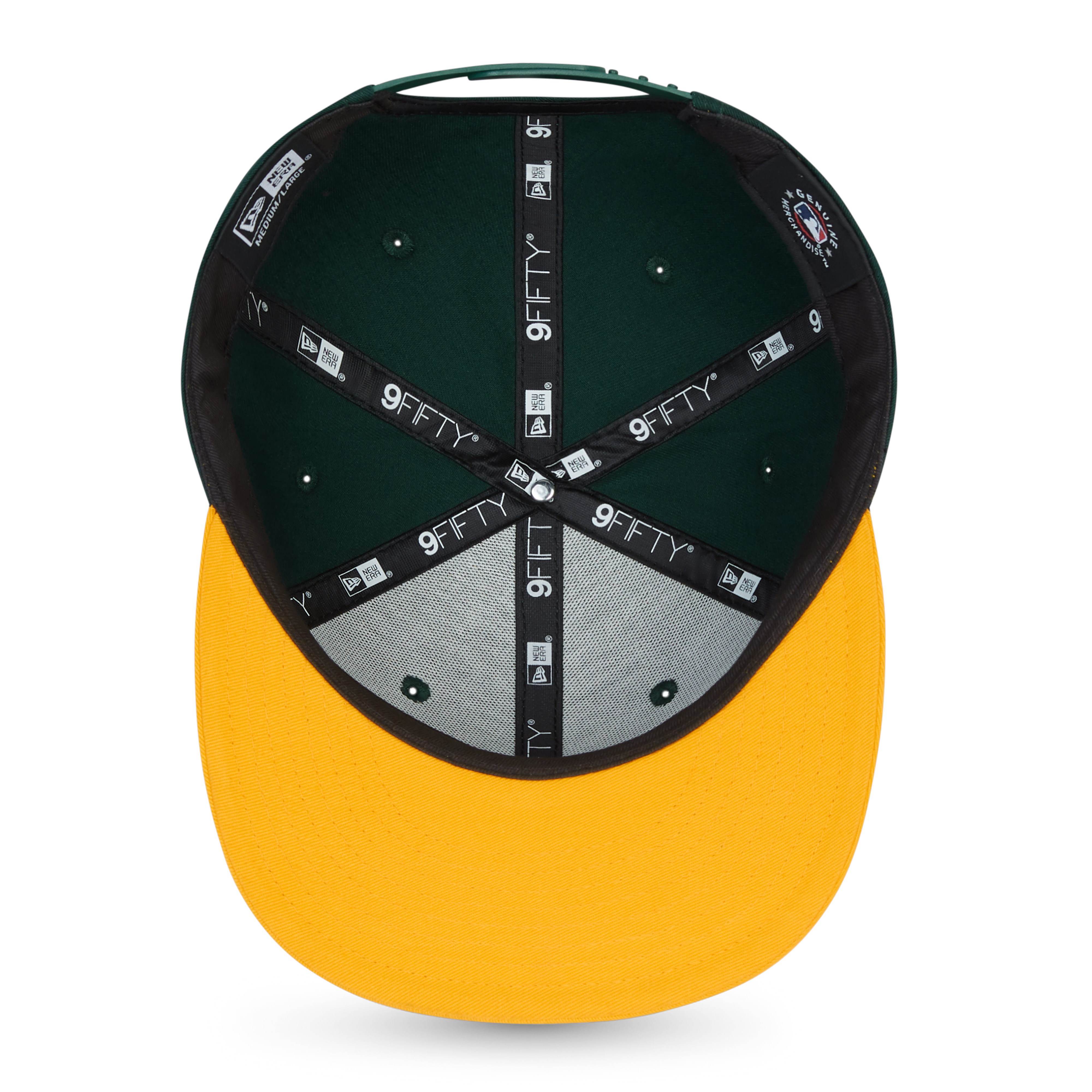 Oakland Athletics MLB Essentials Green Yellow 9Fifty Snapback Cap New Era