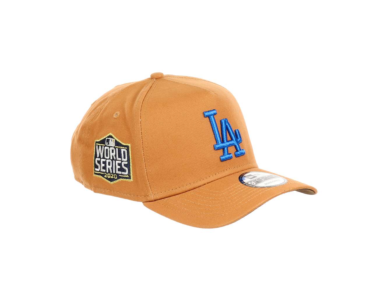Los Angeles Dodgers MLB Bronze World Series 2020 Sidepatch 9Forty A-Frame Adjustable Cap New Era