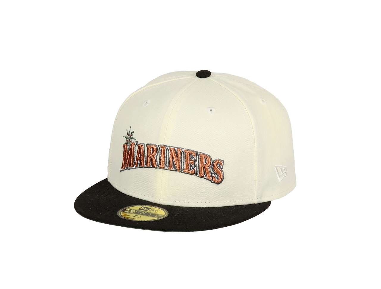 Seattle Mariners MLB Cooperstown 30th Anniversary Sidepatch Chrome 59Fifty Basecap New Era