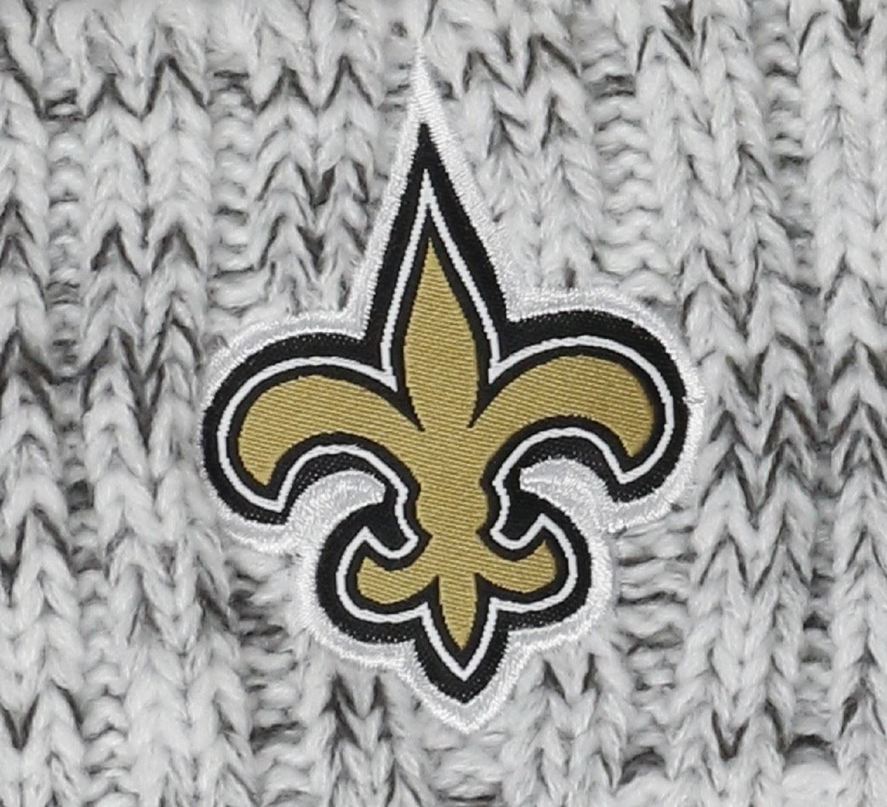 New Orleans Saints NFL 2019 Sideline Women Beanie Heather Graphite New Era