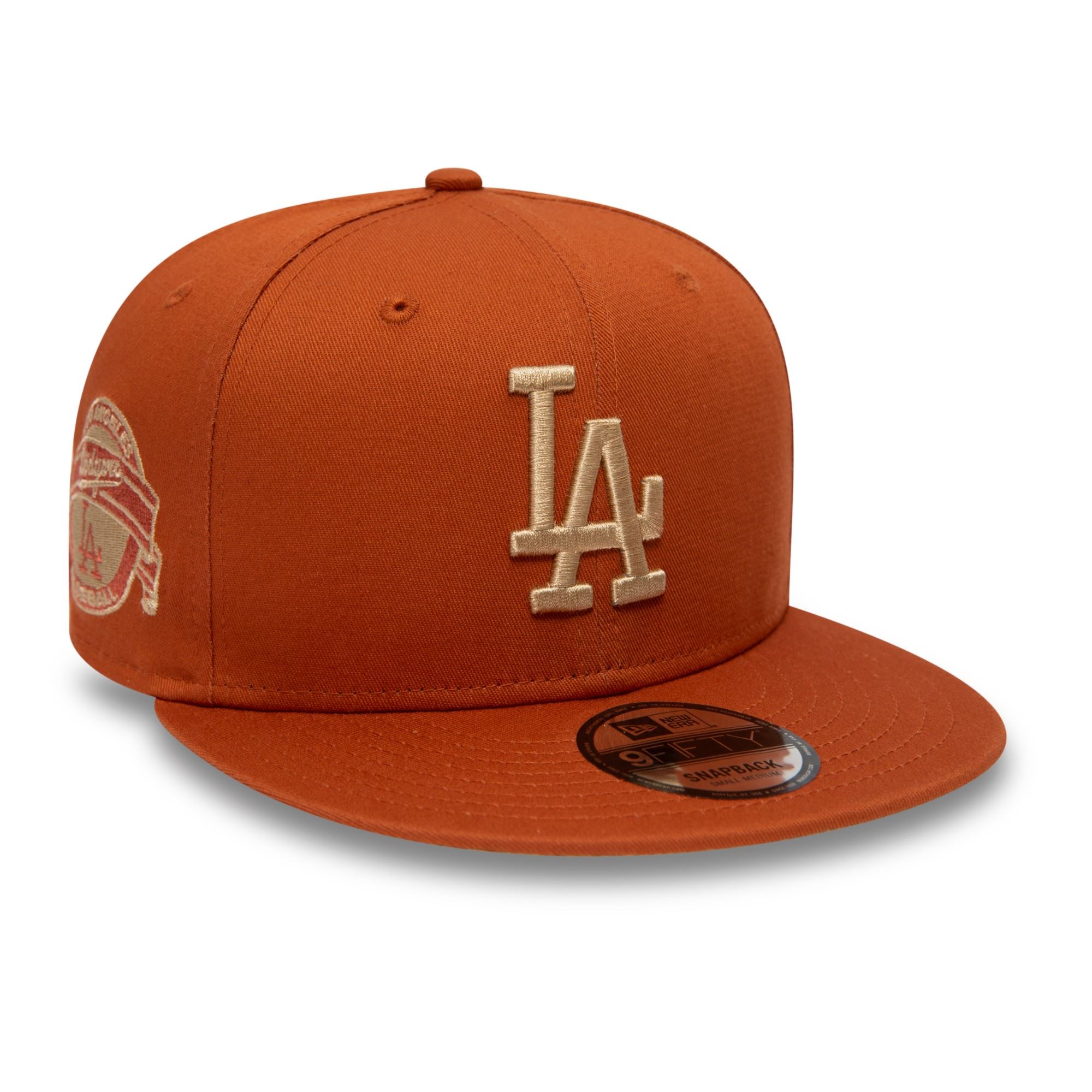 Los Angeles Dodgers MLB Side Patch Brown 9Fifty Snaback Cap New Era