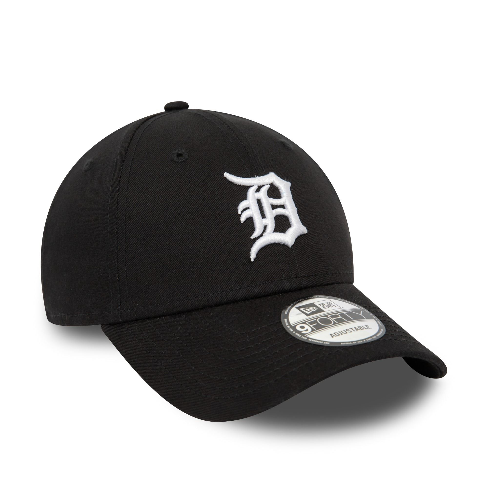 Detroit Tigers MLB League Essential Schwarz 9Forty Verstellbare Cap New Era