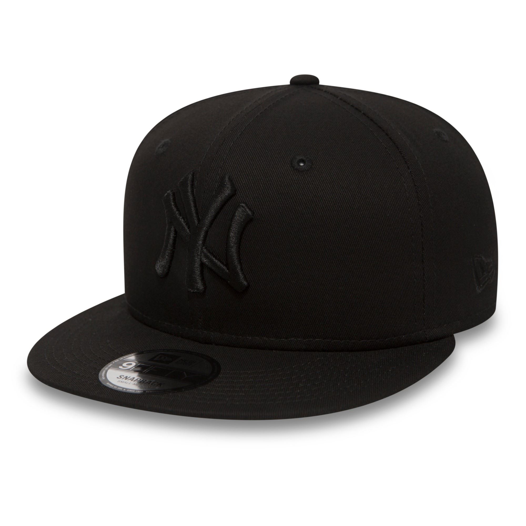New York Yankees MLB Seasonal Basic Black 9Fifty Adjustable Snapback Cap New Era