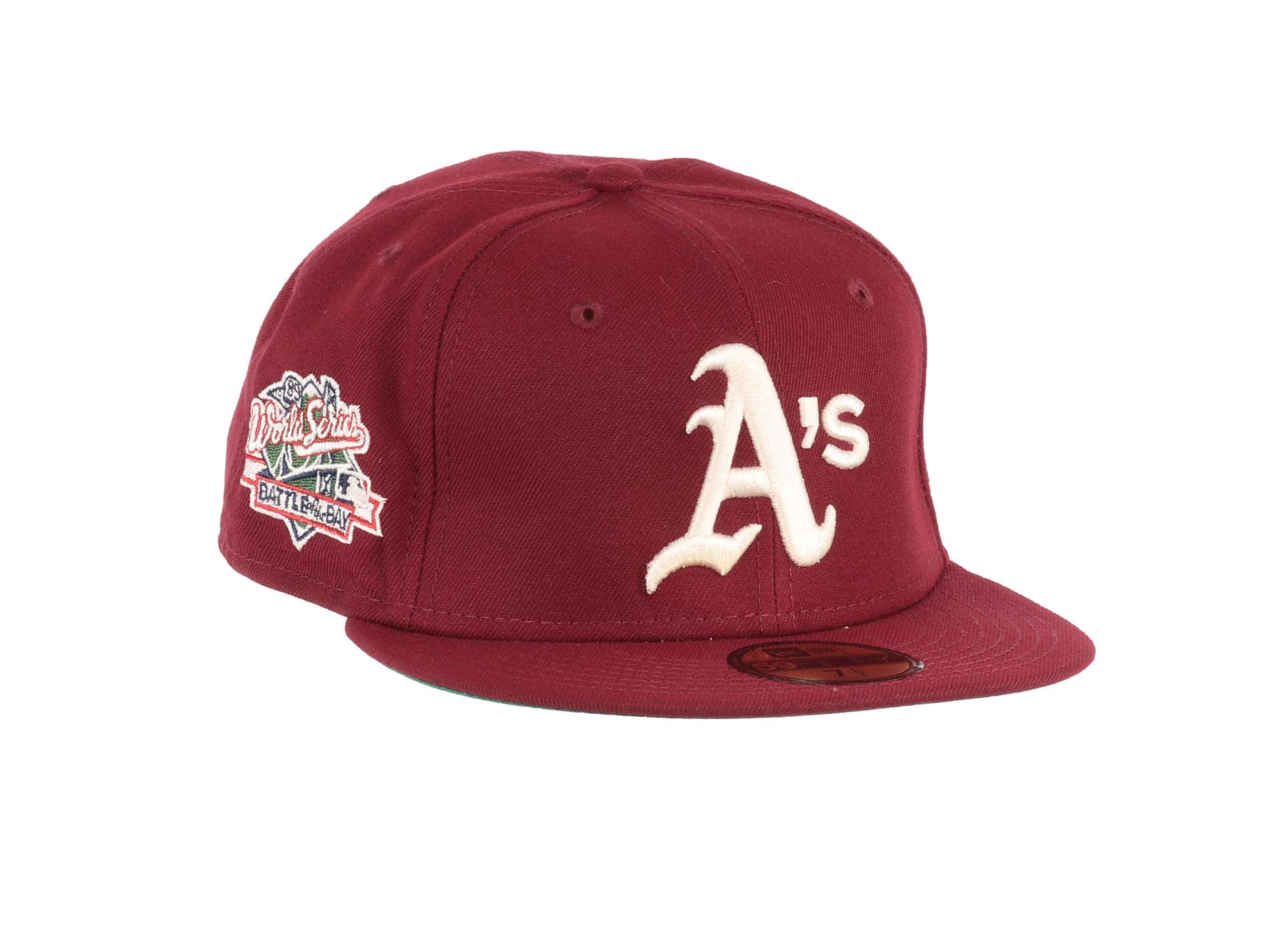 Oakland Athletics MLB Cooperstown World Series 1989 Sidepatch Red 59Fifty Basecap New Era