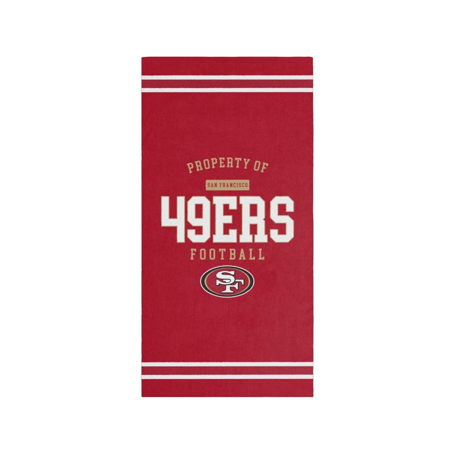 San Francisco 49ers NFL 2024 Strandtuch Badetuch Handtuch Rot Foco
