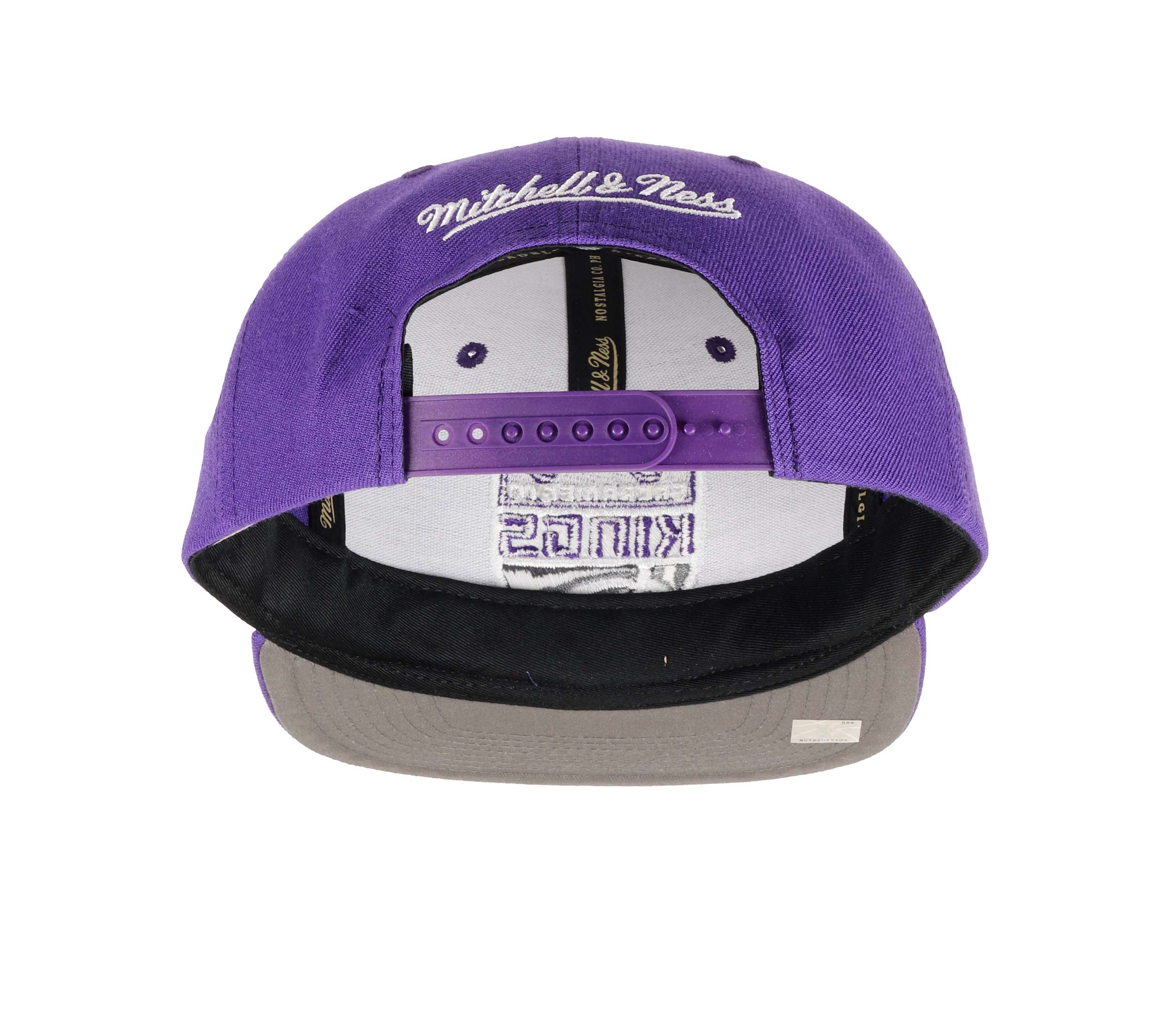 Sacramento Kings NBA Team Ground 2.0 Original Fit Purple Adjustable Snapback Cap Mitchell & Ness