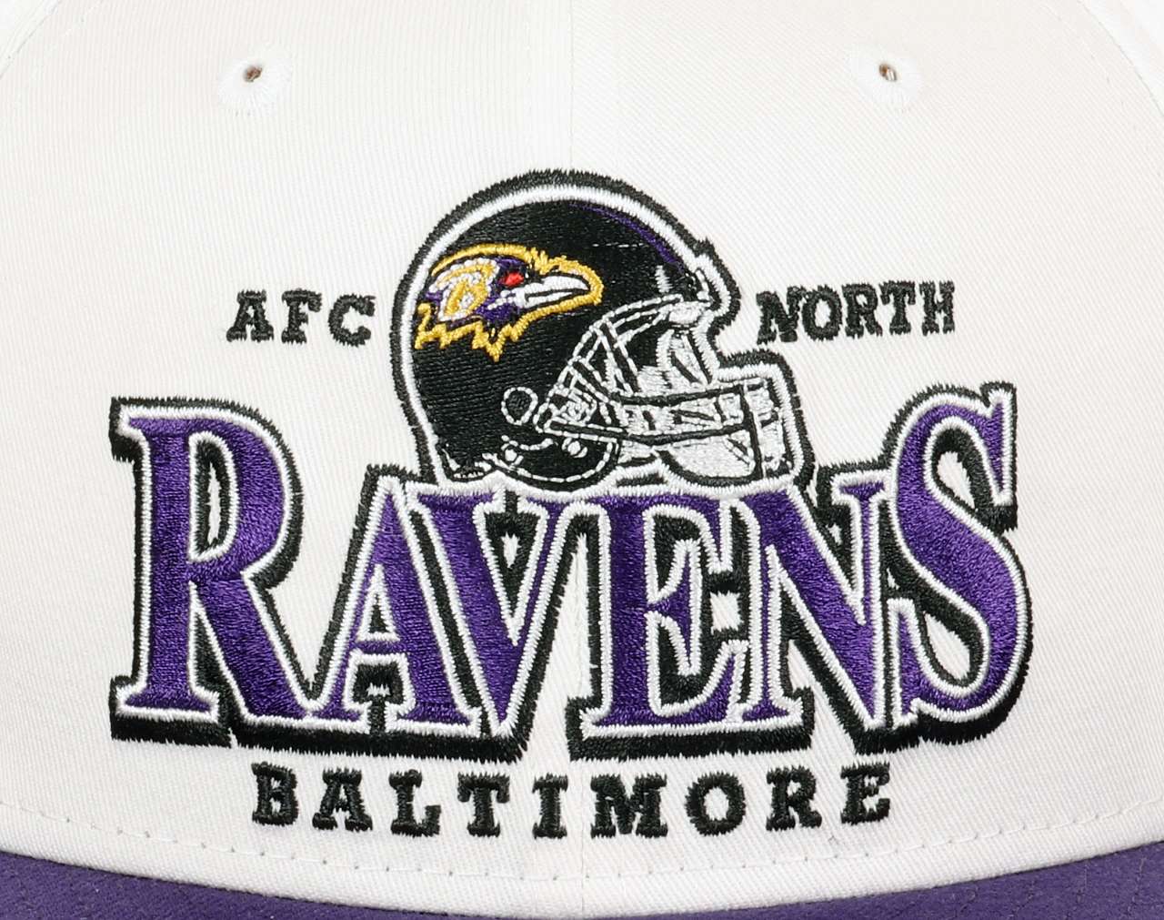 Baltimore Ravens NFL White Original Teamcolour Helmet Purple 9Fifty Snapback Cap New Era