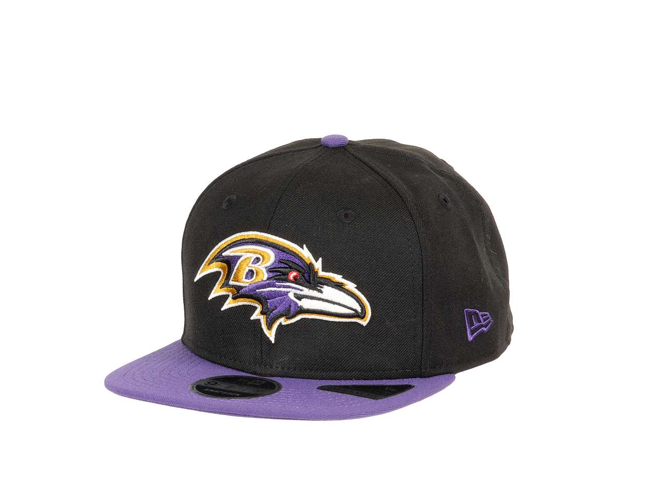 Baltimore Ravens Two Tone NFL Black Purple 9Fifty Original Fit Snapback Cap New Era