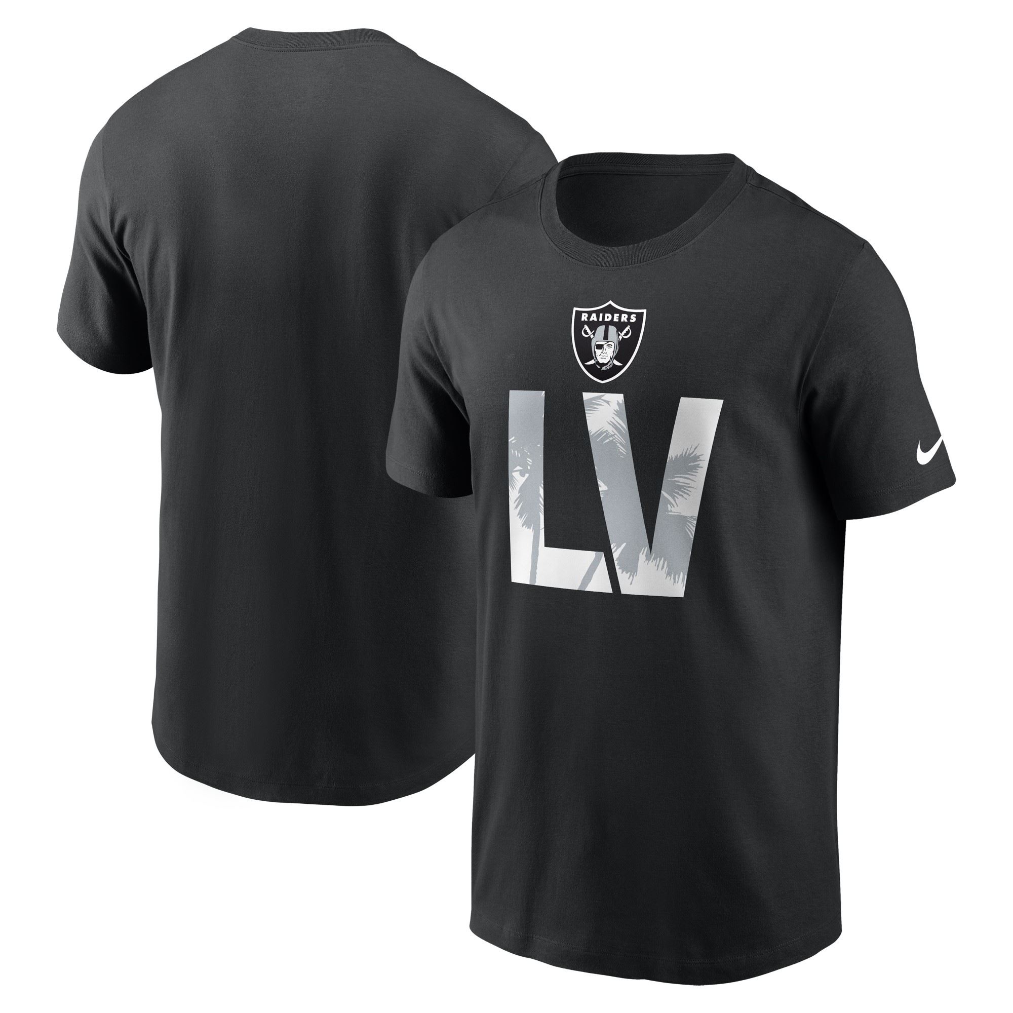 Las Vegas Raiders Black NFL Local Essential T-Shirt Nike 