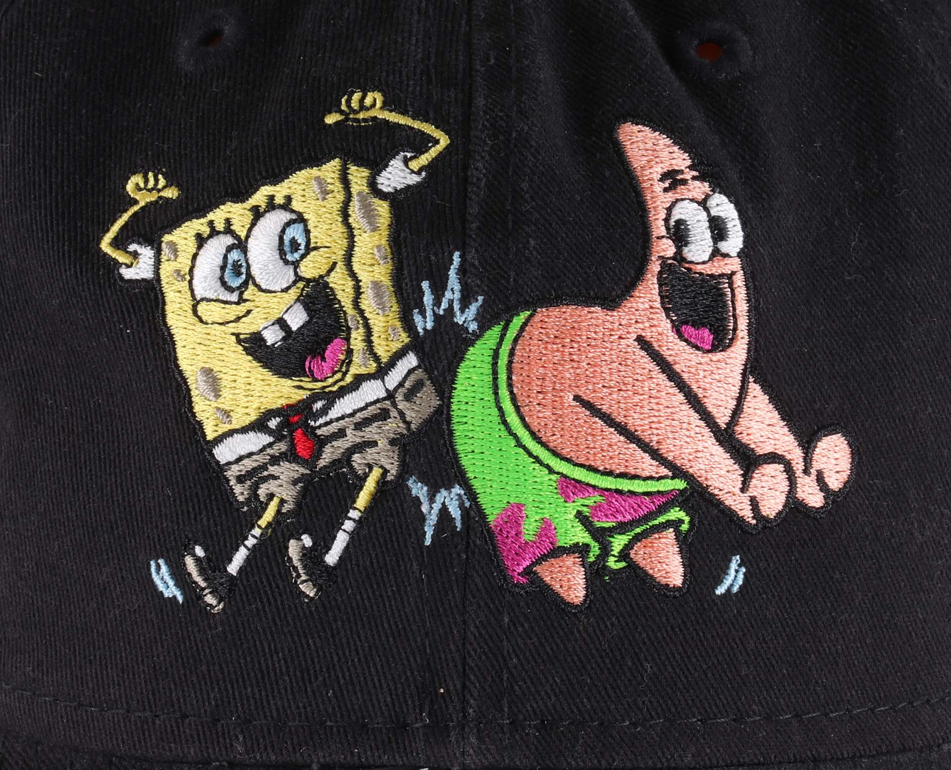 Spongebob Squarepants Spongebob & Patrick Dancing Black 9Twenty Unstructured Strapback Cap New Era