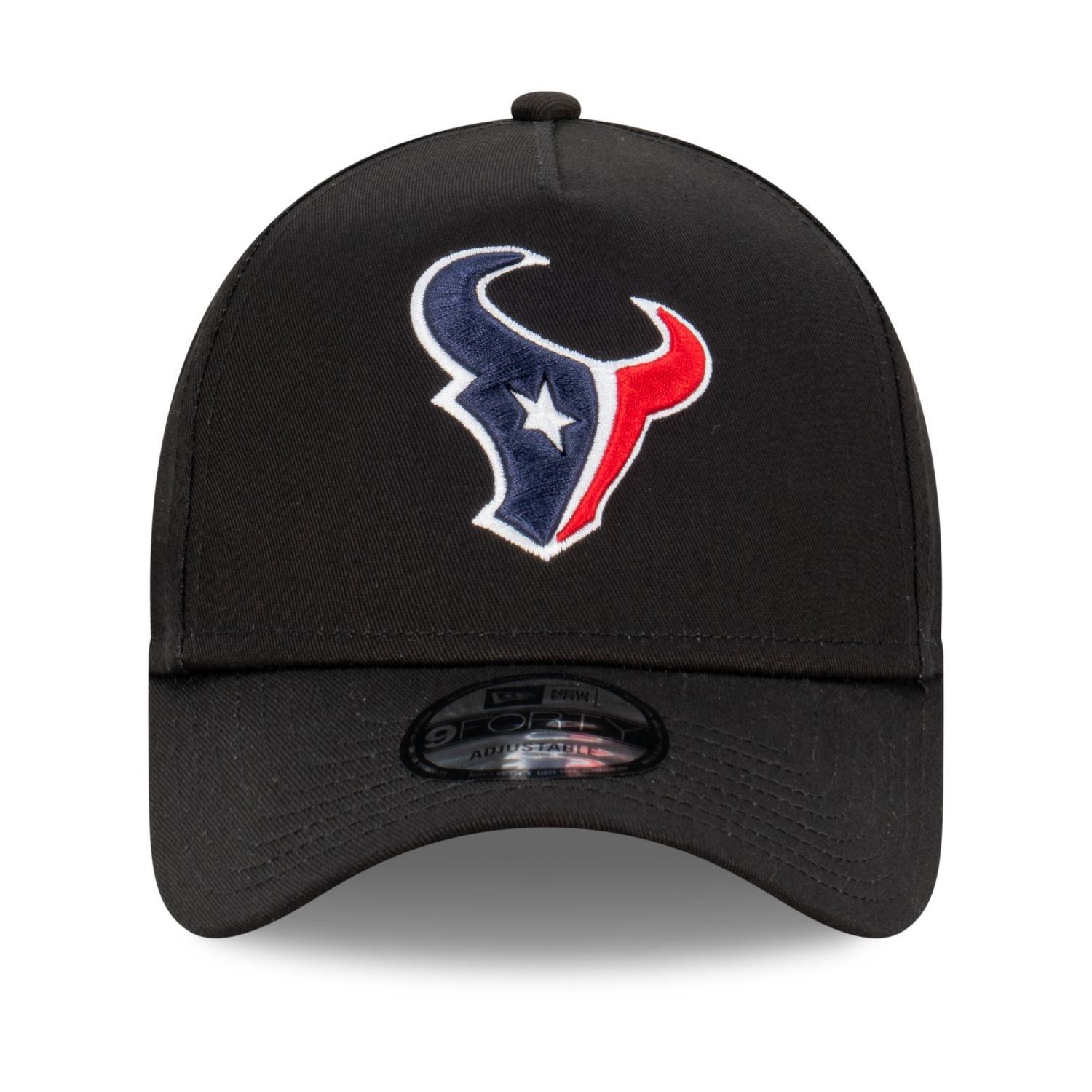 Houston Texans NFL Evergreen Black 9Forty Adjustable A-Frame Cap New Era