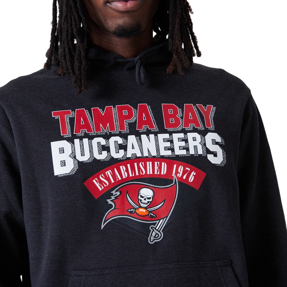 Tampa Bay Buccaneers NFL Team Logo Gray Hoody New Era