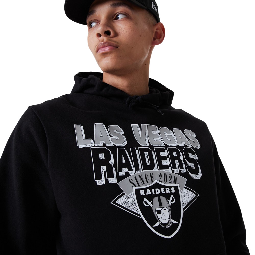 Las Vegas Raiders NFL Team Logo  Black Hoody New Era