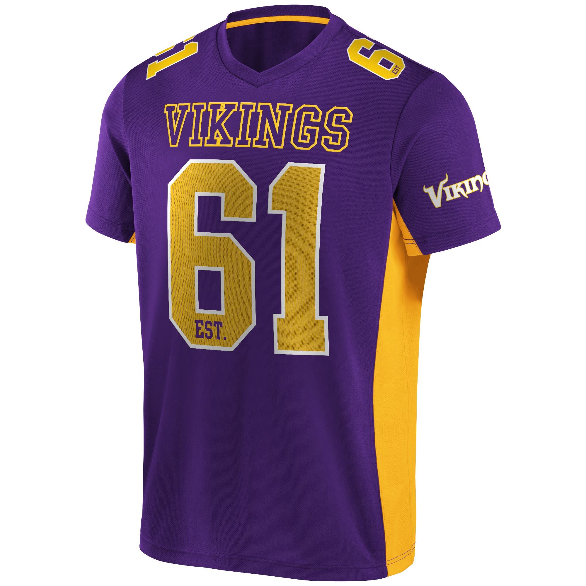 Minnesota Vikings Purple NFL Team Value Poly Mesh Supporters Jersey Fanatics