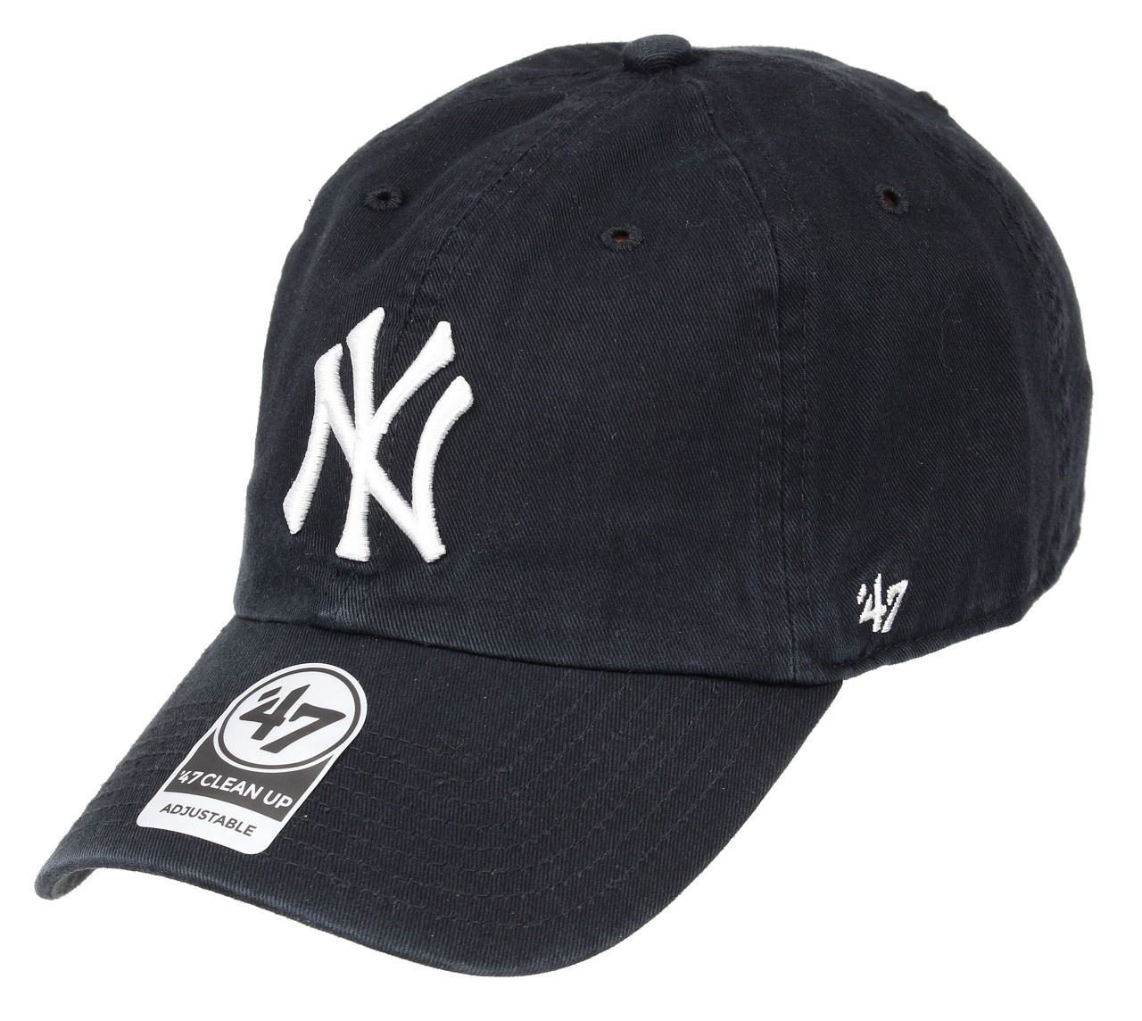 New York Yankees Black MLB Clean Up Cap '47