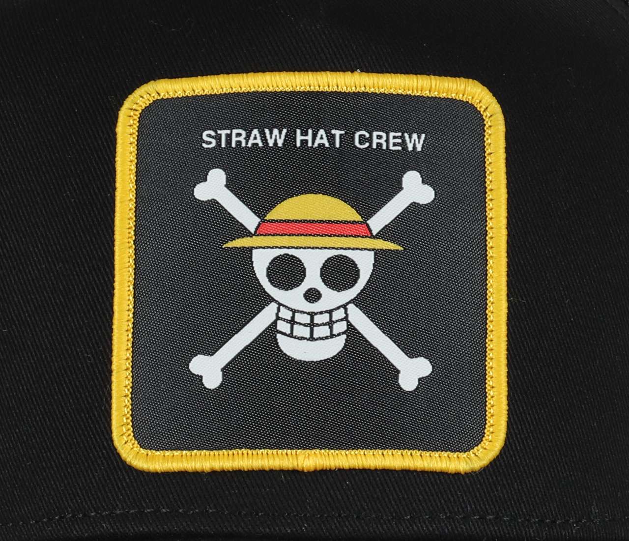 Strohhut Crew One Piece Schwarz Trucker Cap Capslab