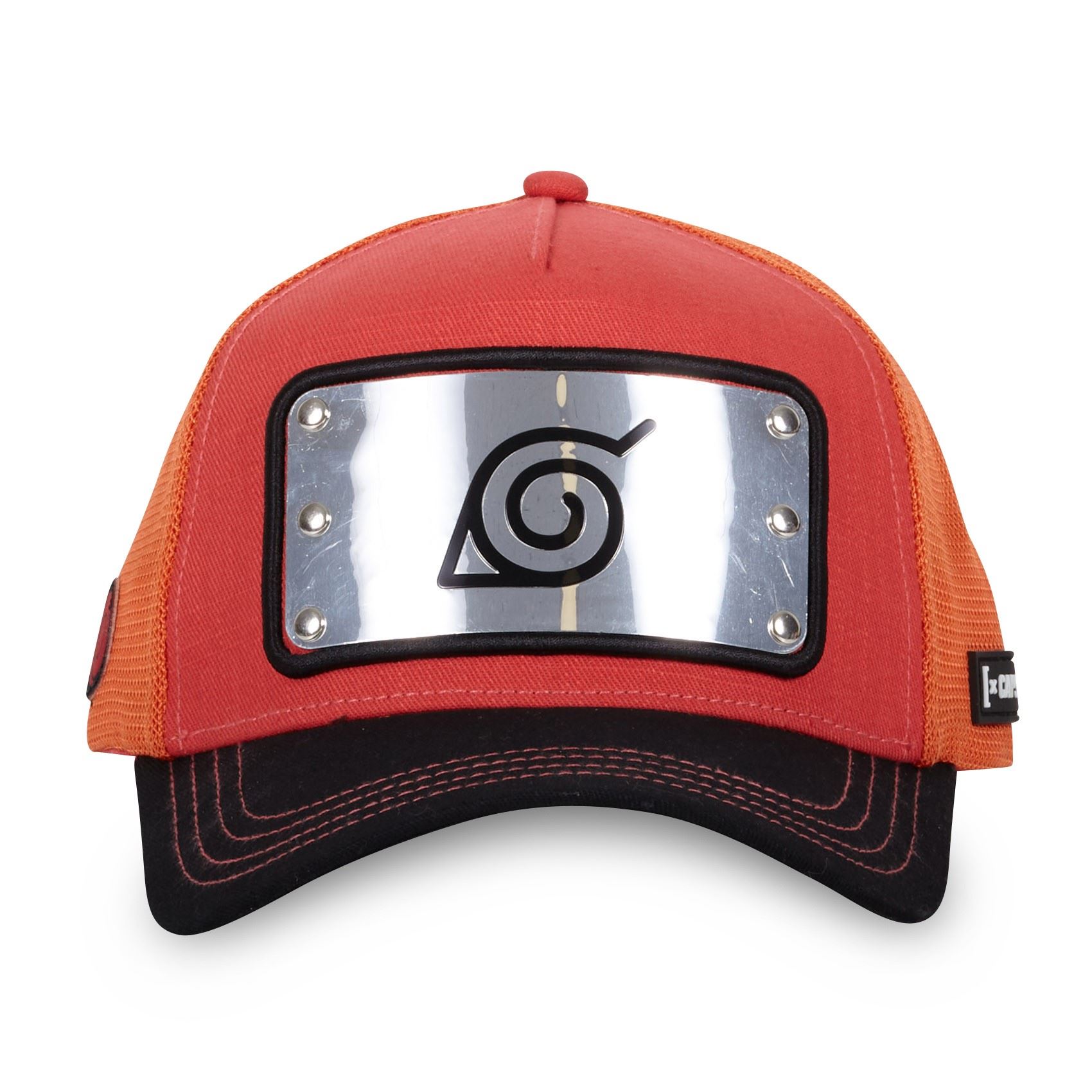 Naruto Shippuden Naruto Metal Orange Trucker Cap Capslab