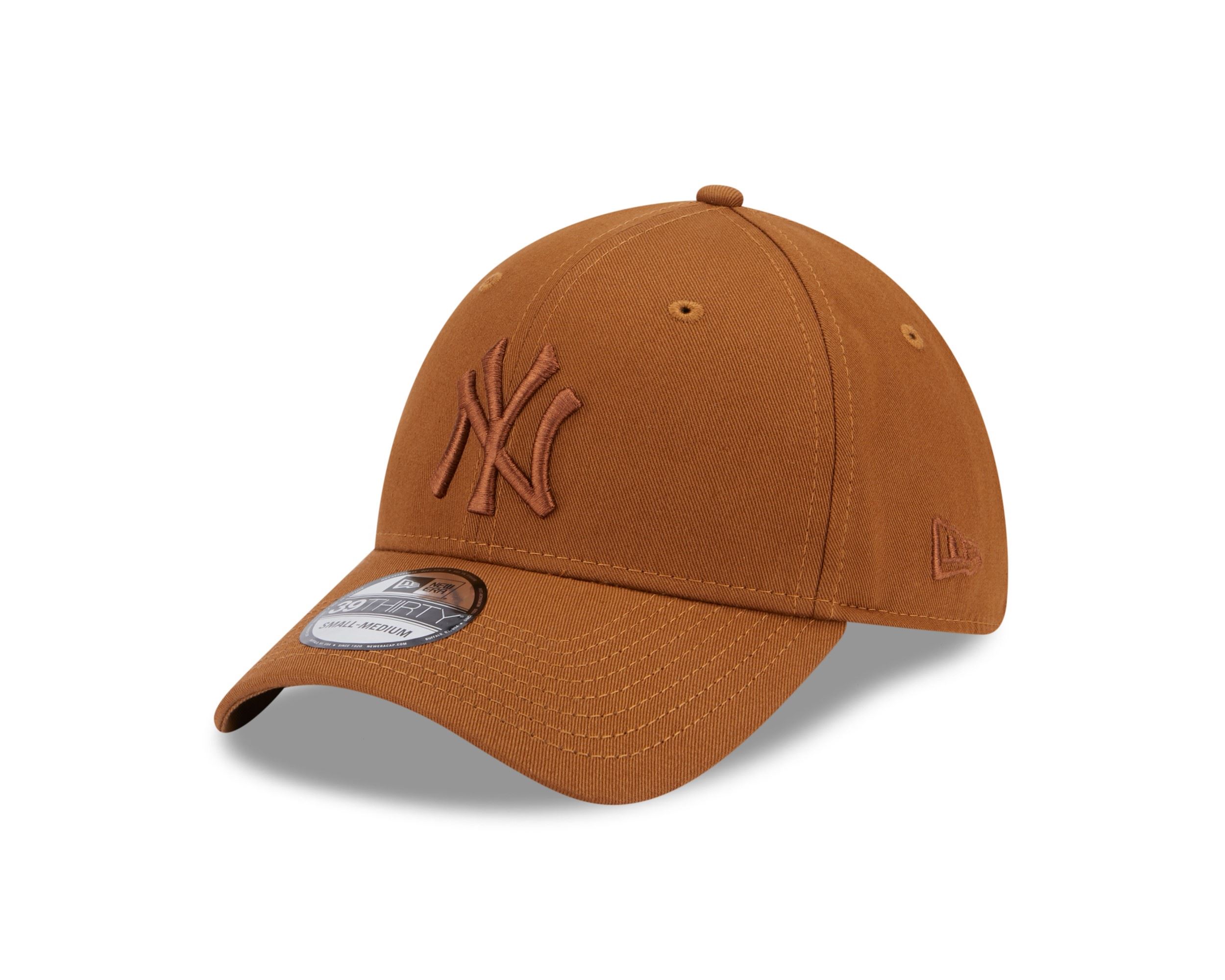 New York Yankees MLB League Essential Tonal Brown 39Thirty Stretch Cap New Era