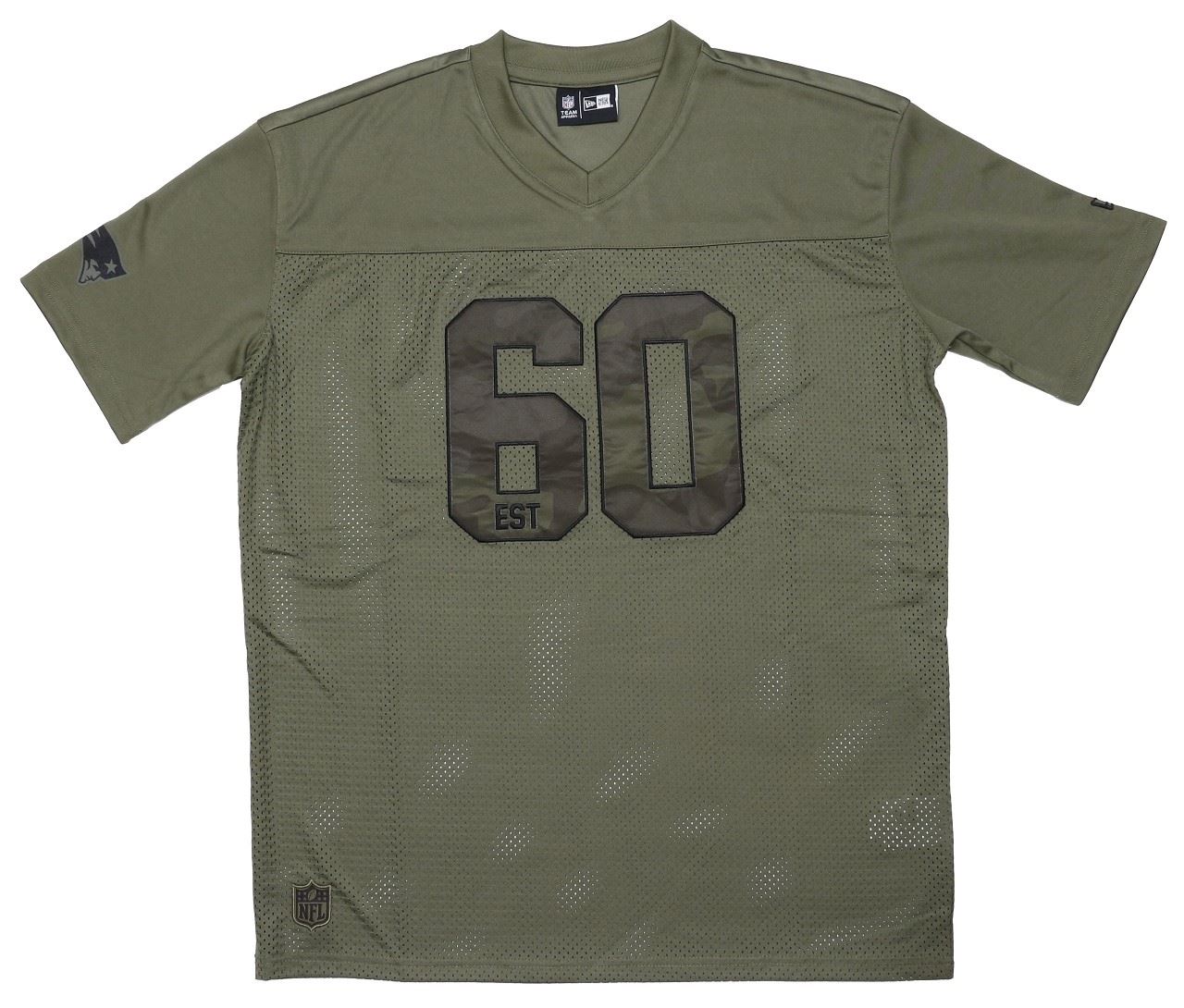 New England Patriots NFL Camo Jersey Est. Date T-Shirt New Era