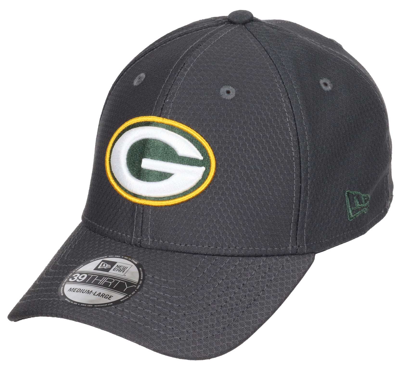 Green Bay Packers NFL Hex Tech 39Thirty Stretch Cap New Era