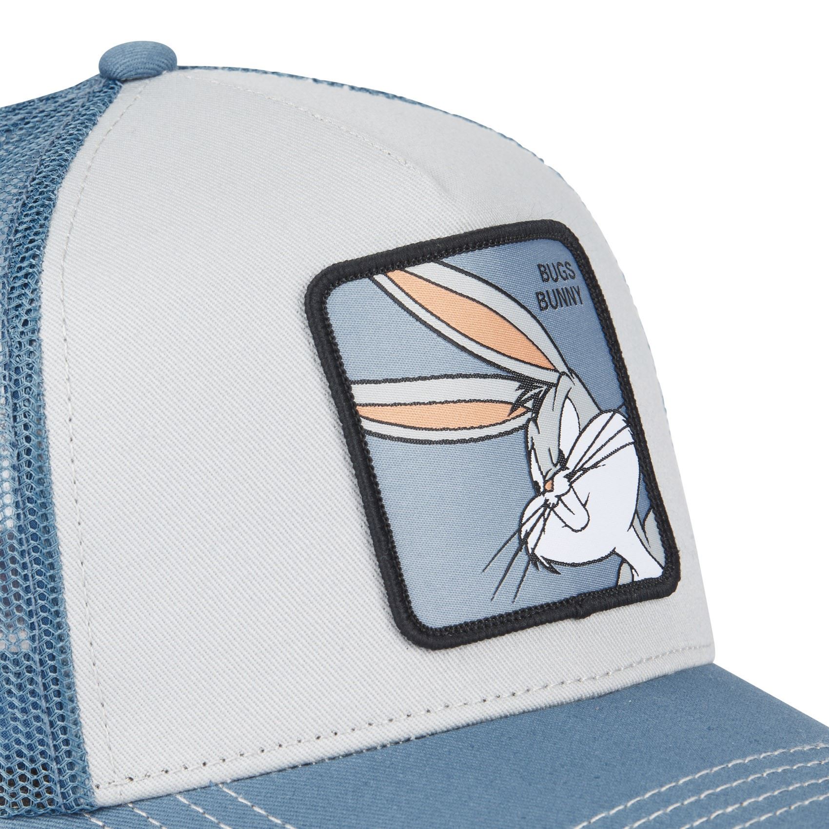 Bugs Bunny Looney Tunes Grey Darkgrey Trucker Cap Capslab