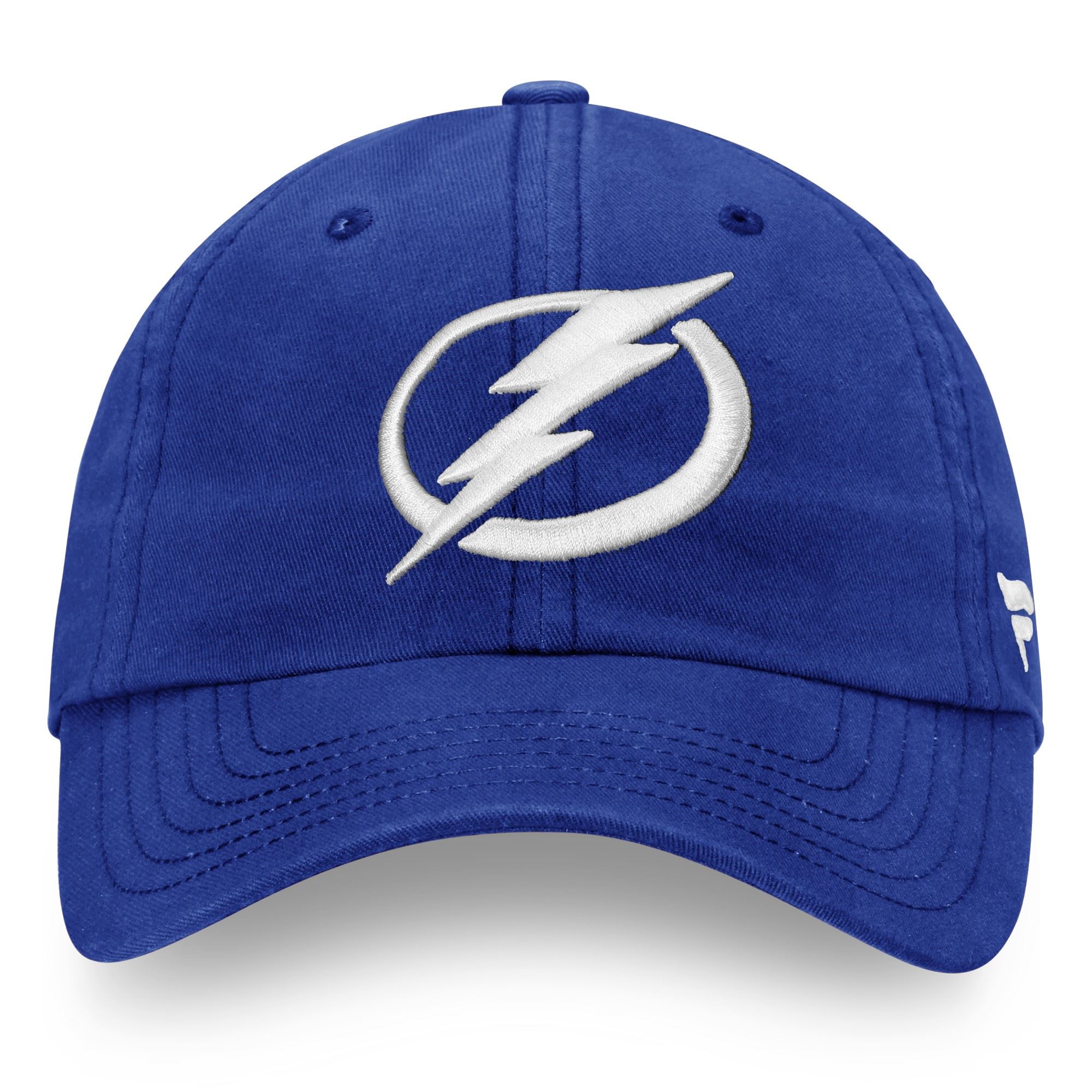 Tampa Bay Lightning NHL Core Royal Curved Unstructured Strapback Cap Fanatics