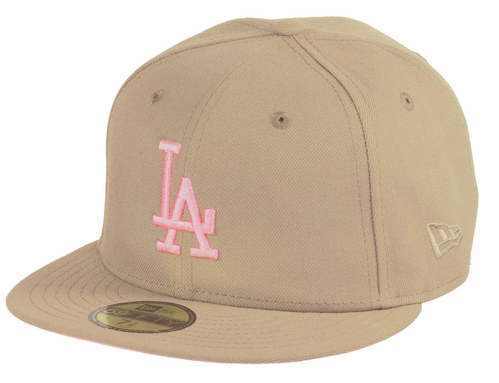 Los Angeles Dodgers Side Patch 50th Anniversary Camel 59Fifty Basecap New Era