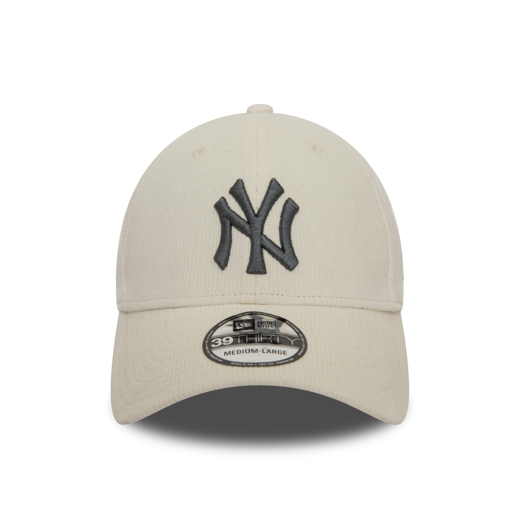New York Yankees MLB Cord White 39Thirty Stretch Cap New Era
