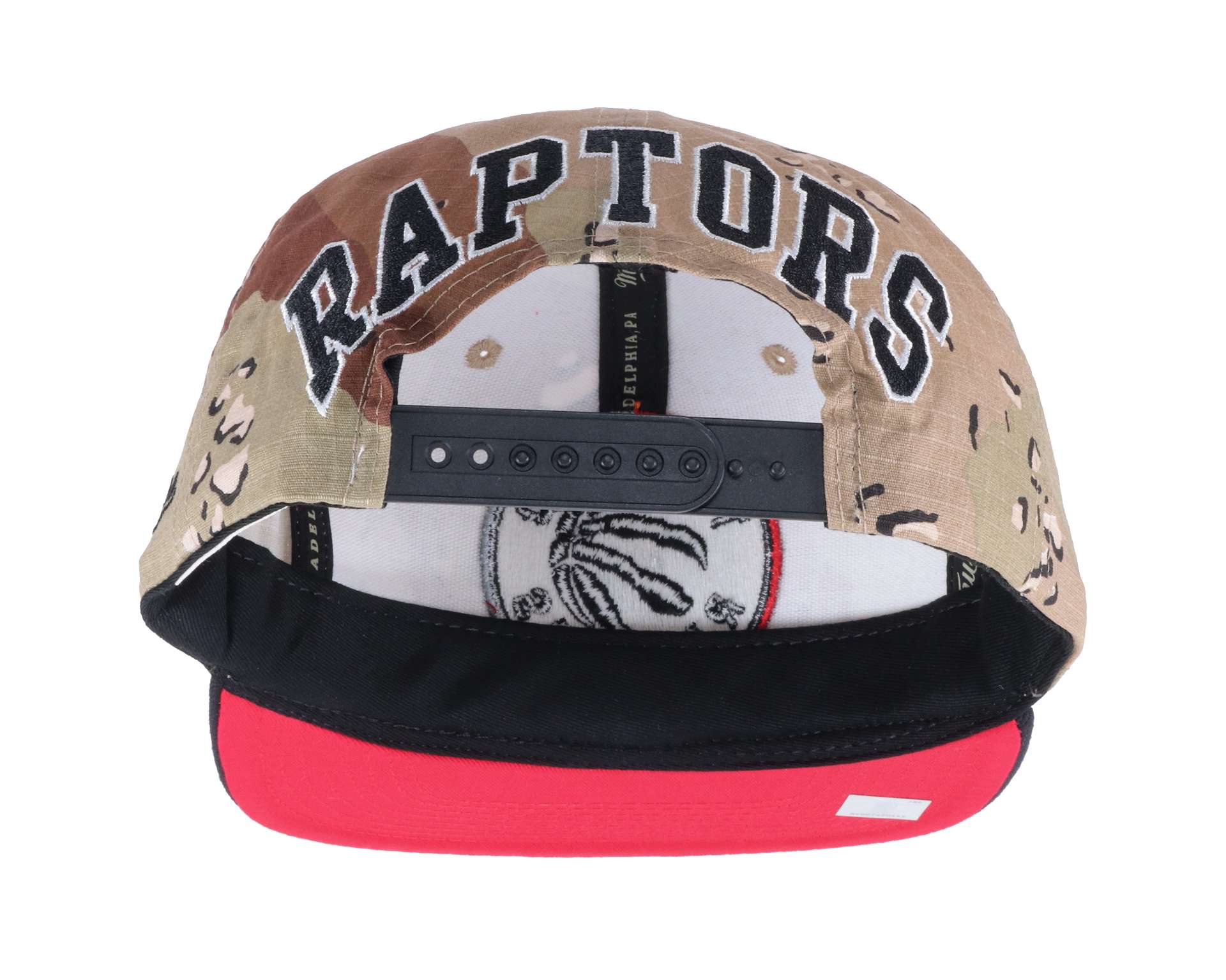 Toronto Raptors NBA Choco Camo Snapback Cap Mitchell & Ness