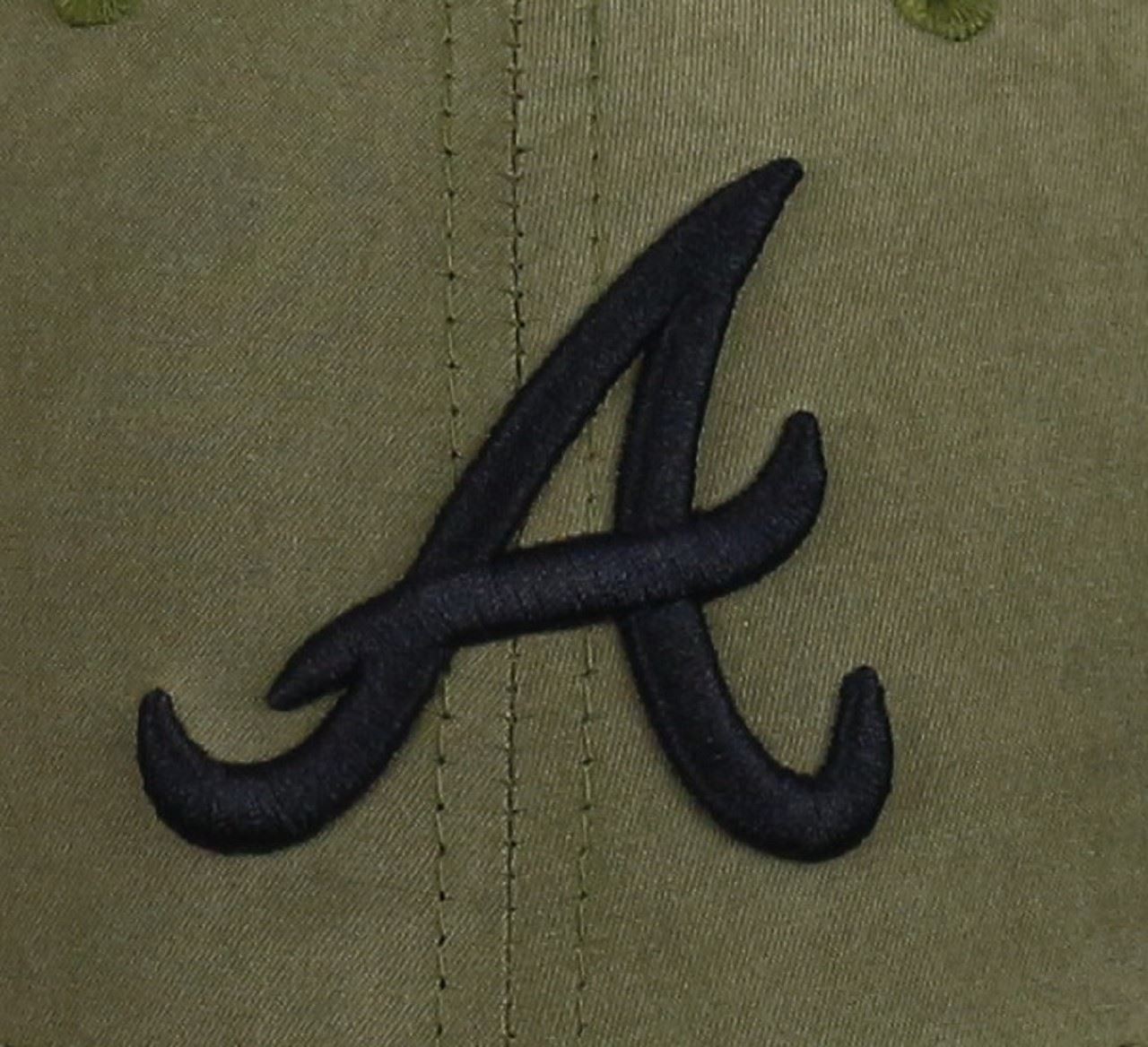 Atlanta Braves MLB League Essential Nylon Green 9Forty Adjustable Cap New Era