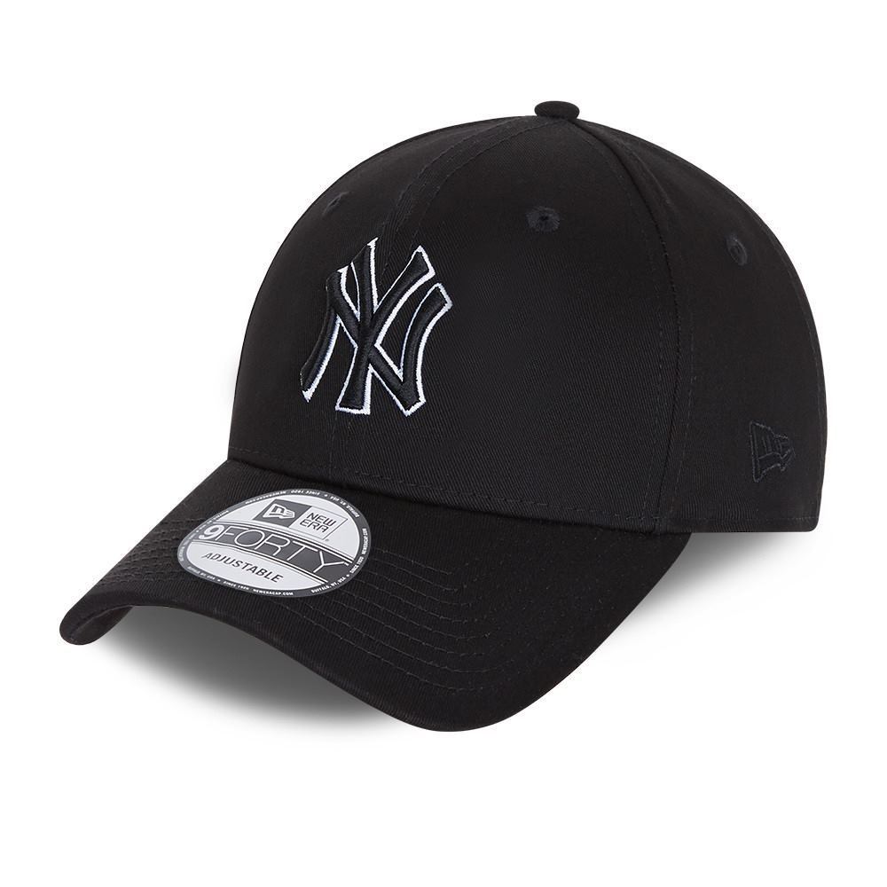 New York Yankees Black Base 9Forty Snapback Cap New Era