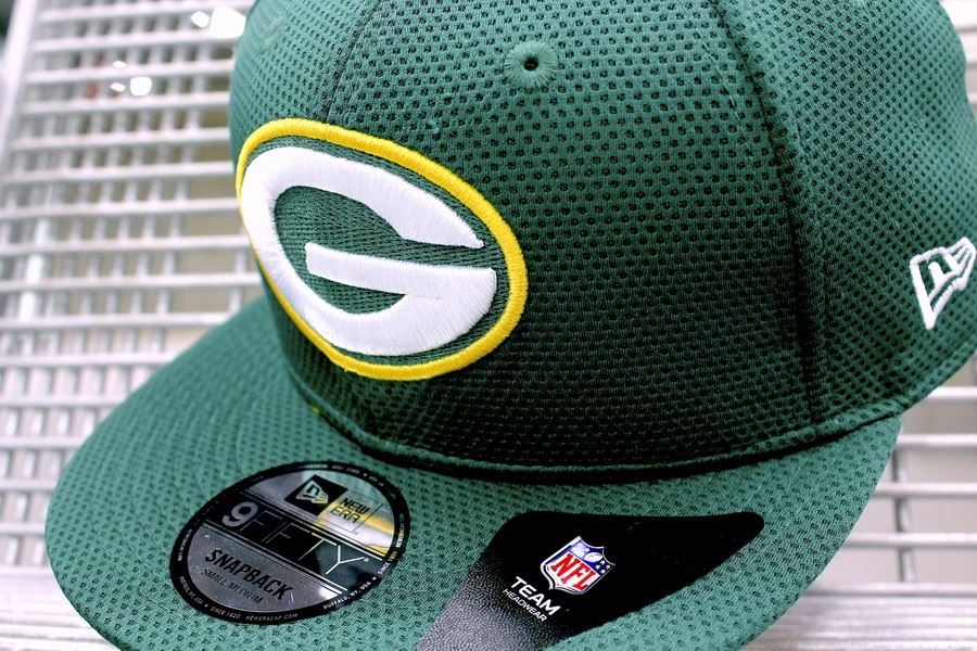 Green Bay Packers NFL Training Mesh 9Fifty Cap New Era
