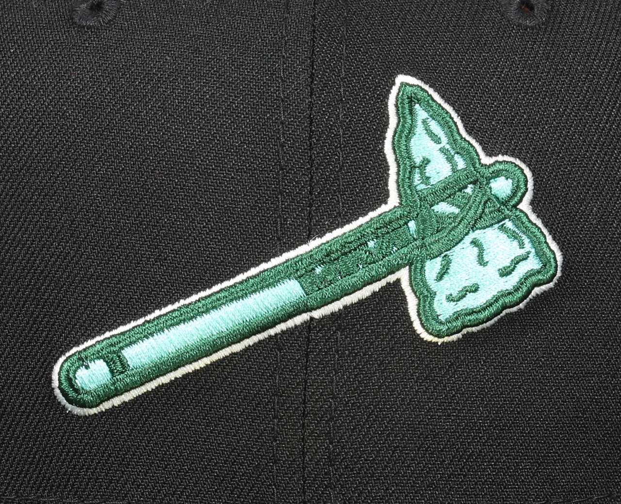 Atlanta Braves MLB Cooperstown 150th Anniversary Black Darkgreen 59Fifty Basecap New Era