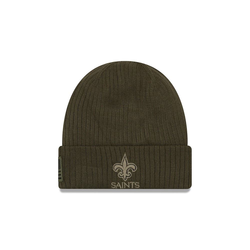New Orleans Saints On Field 2018 Salute to Service Beanie New Era