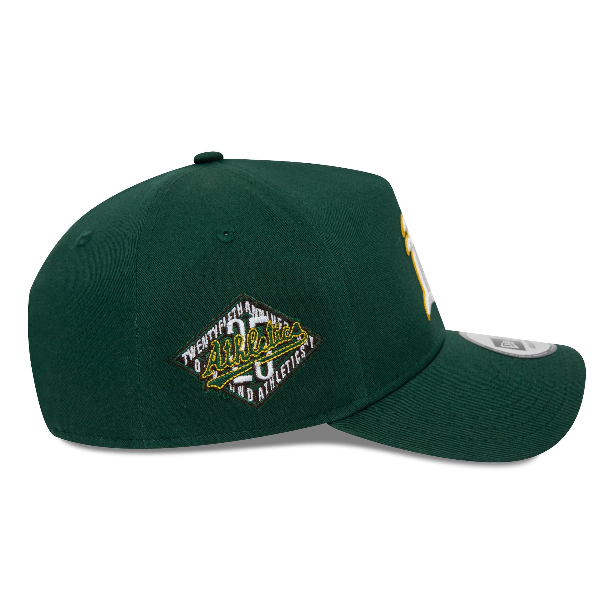 Oakland Athletics MLB 25th Anniversary Sidepatch Green E-Frame Snapback Cap