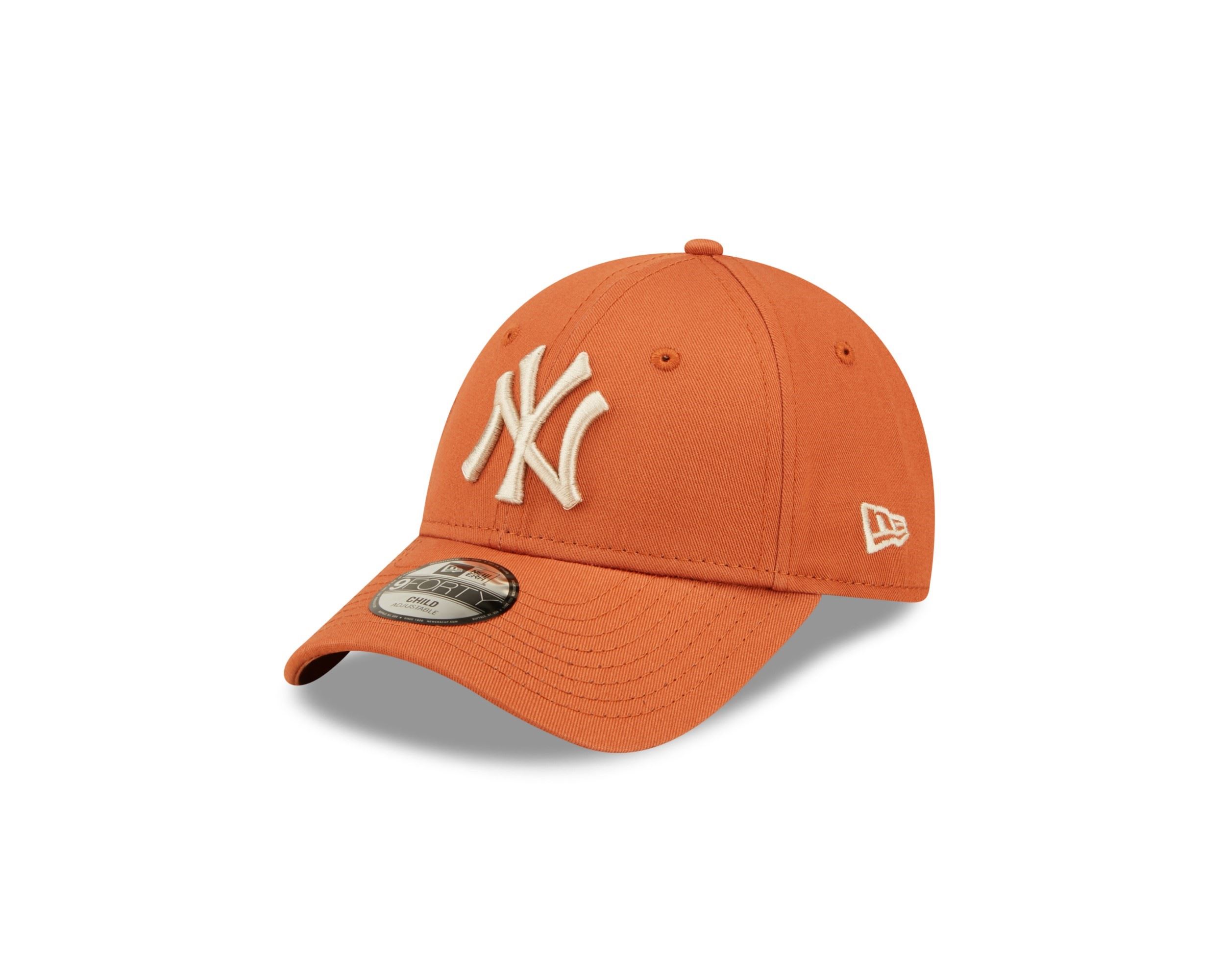 New York Yankees MLB League Essential Orange 9Forty Adjustable Kids Cap New Era