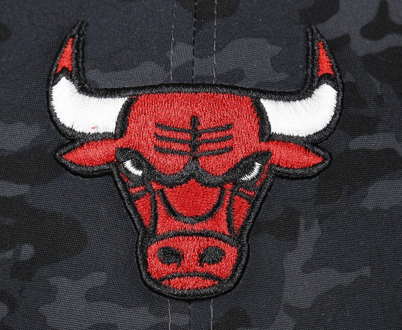 Chicago Bulls Camo Collection Midnight Camo 9Forty Adjustable Cap New Era