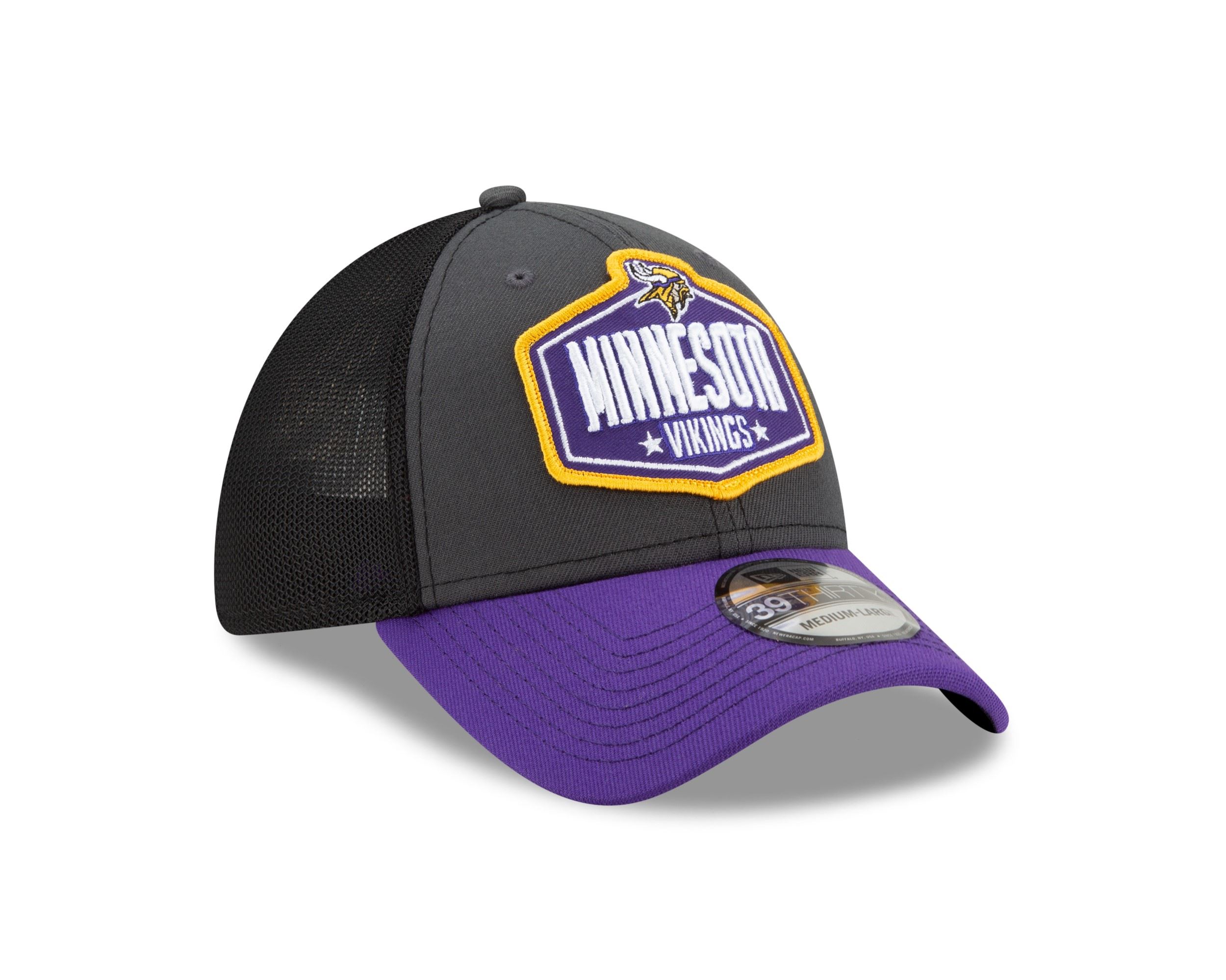 Minnesota Vikings NFL 2021 Draft 39Thirty Stretch Cap New Era