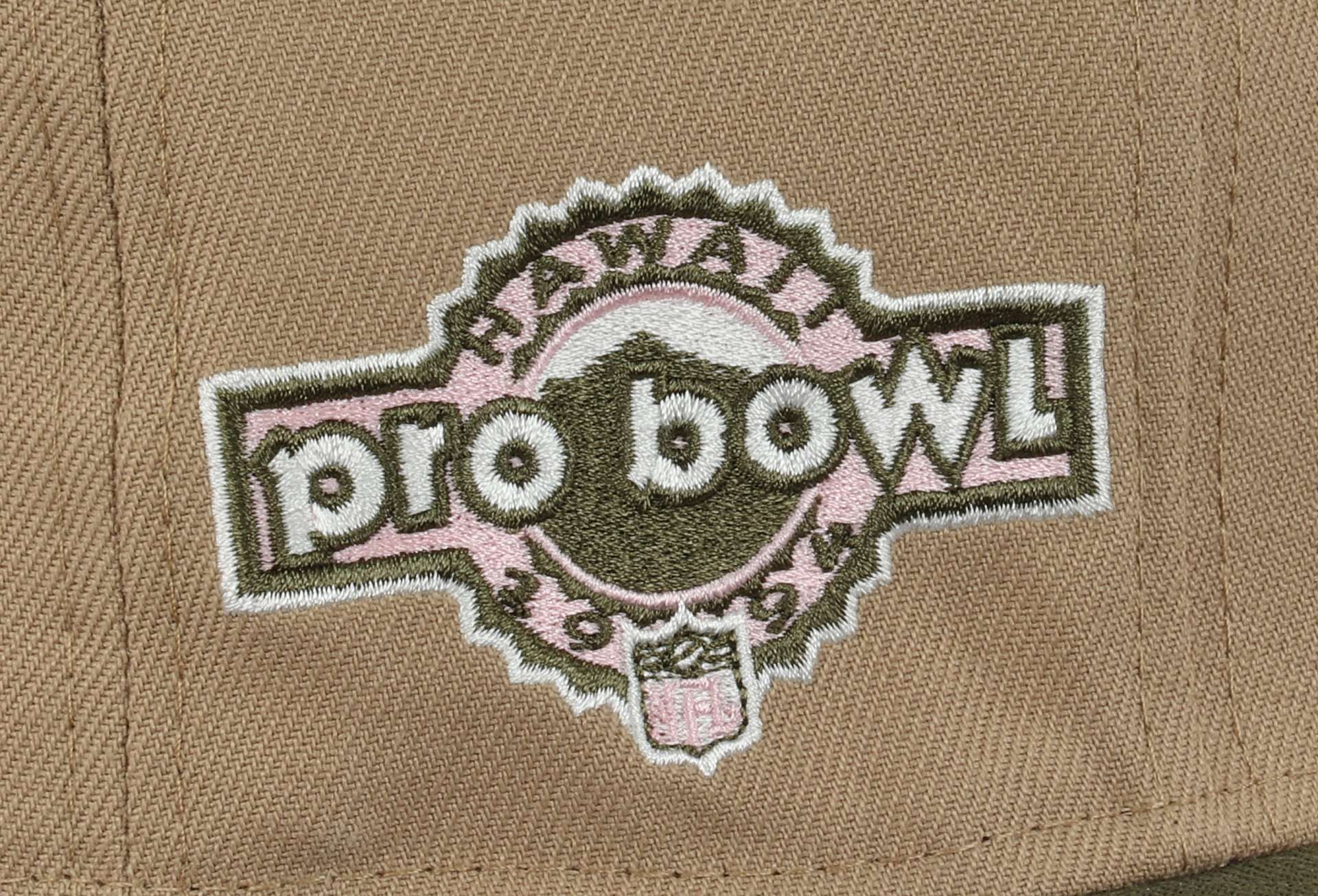 New York Jets NFL Pro Bowl Hawaii 1994 Sidepatch Camel Olive 59Fifty Basecap New Era
