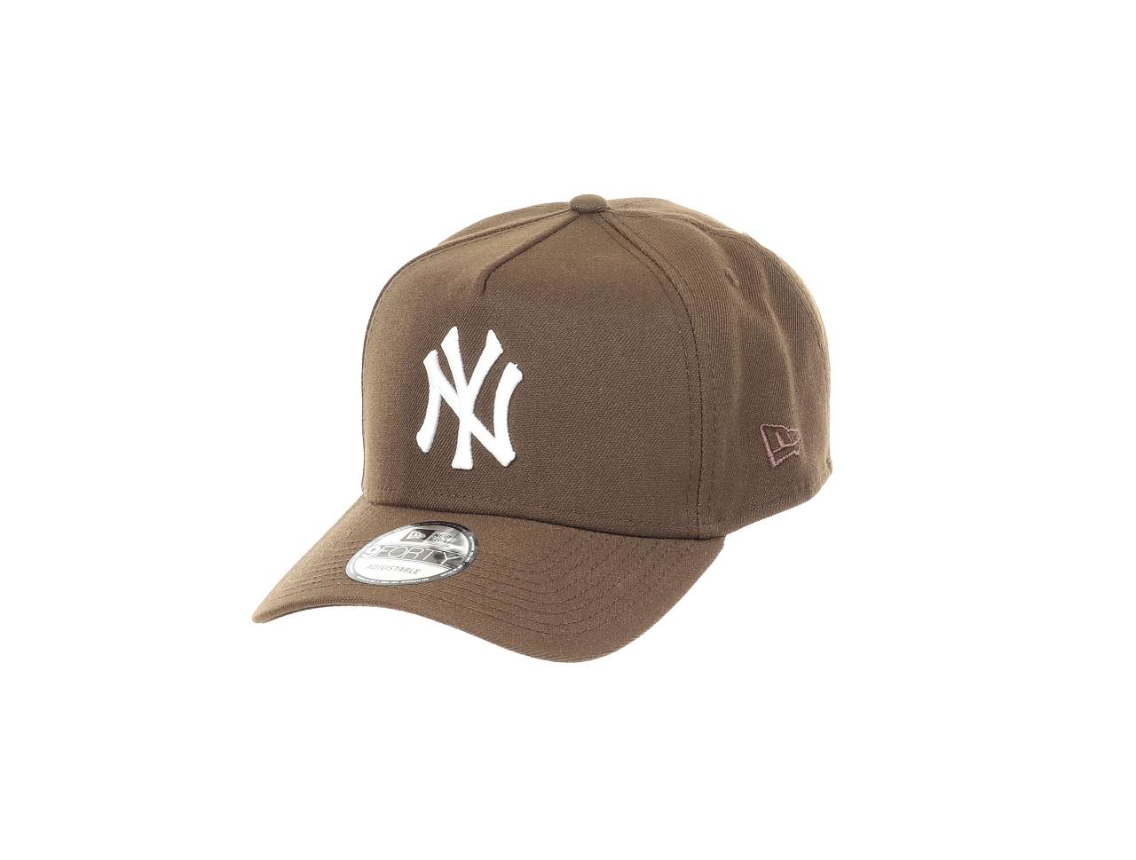 New York Yankees MLB Essential Walnut 9Forty A-Frame Snapback Cap New Era