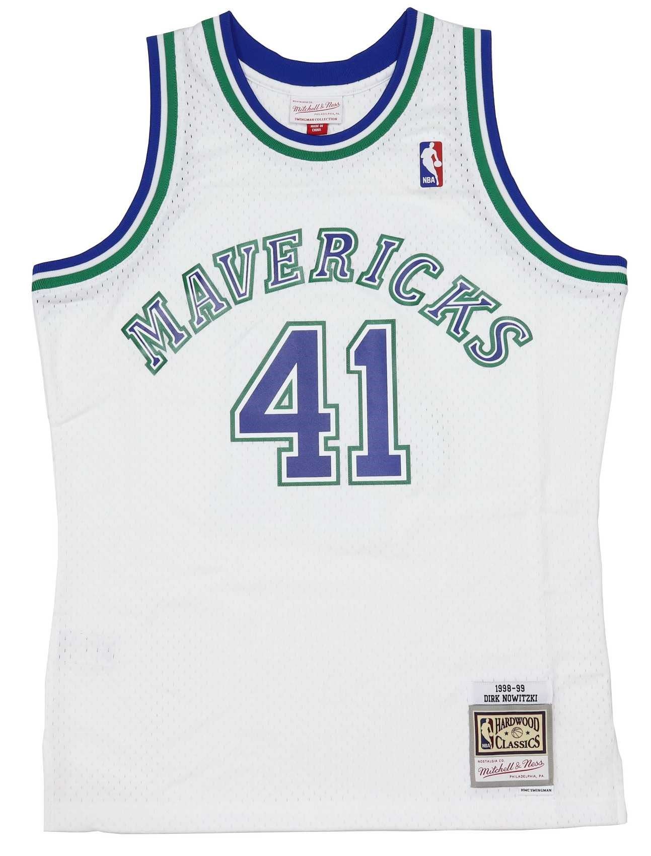 Dirk Nowitzki #41 Dallas Mavericks NBA Swingman Jersey Mitchell & Ness